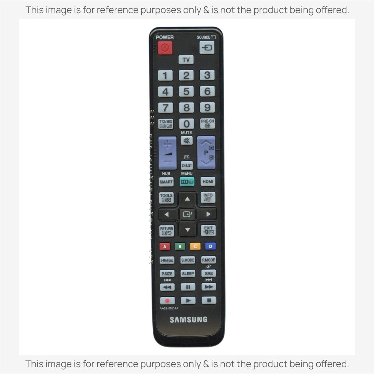 Anderic Substitute For Samsung AA59-00514A TV Remote Control - AA5900514A [RR580A]