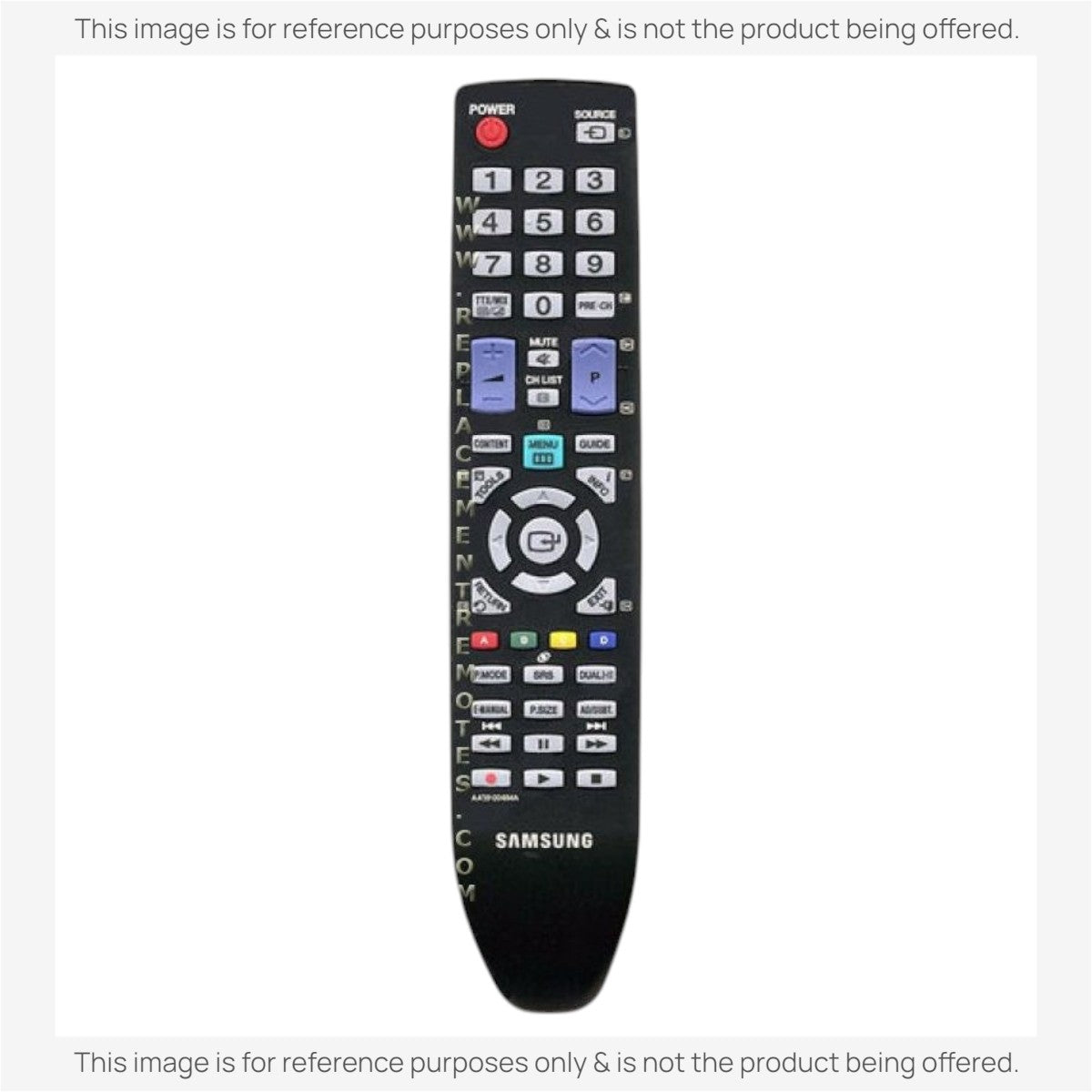 Anderic Substitute For Samsung AA59-00484A TV Remote Control - AA5900484A [RRBN59]