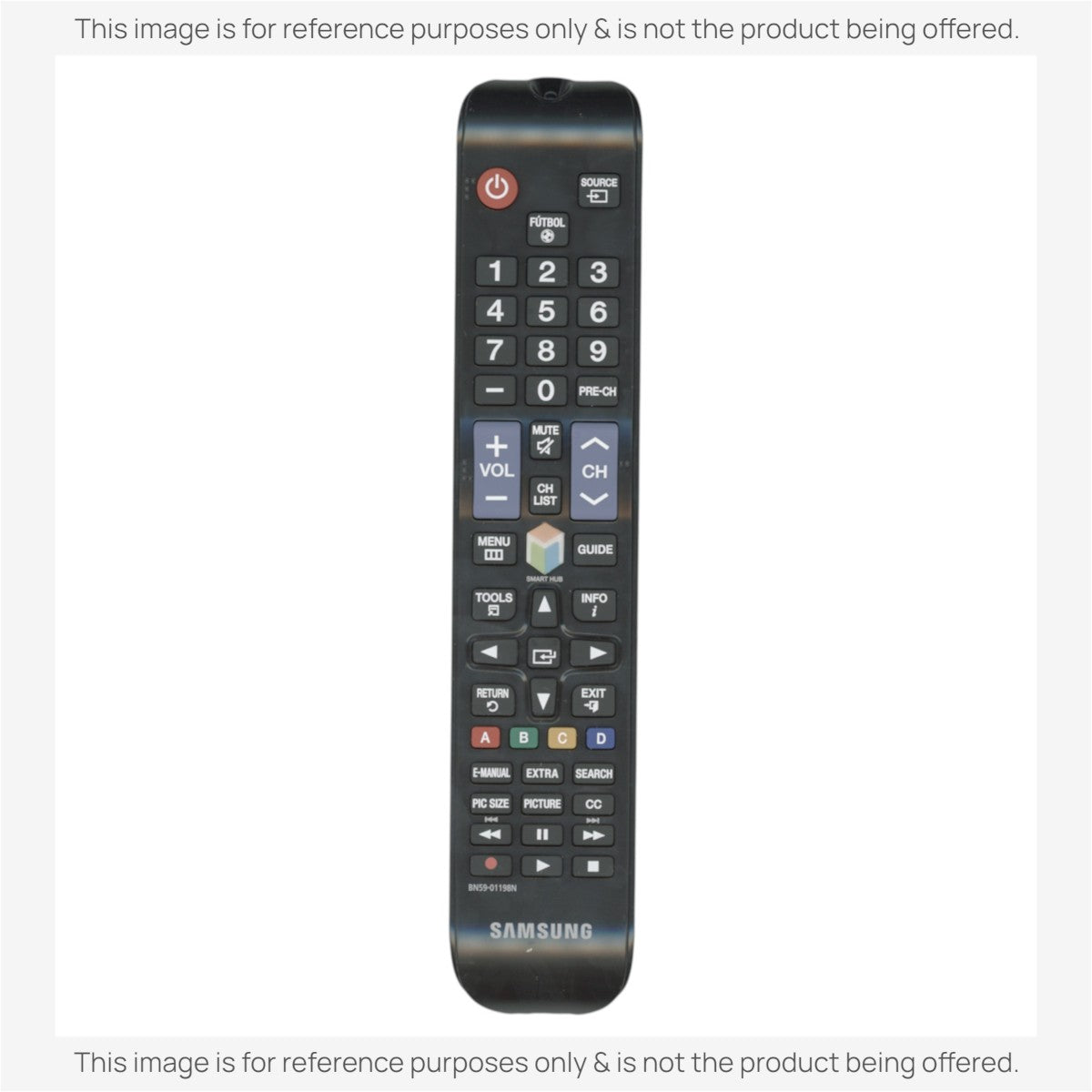 Anderic Substitute For Samsung BN59-01198N TV Remote Control | 2014 - BN5901198N [RR580A]