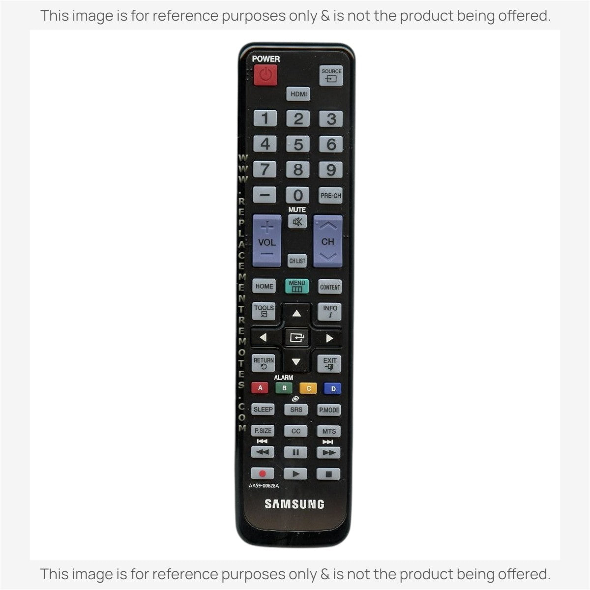 Anderic Substitute For Samsung AA59-00628A TV Remote Control - AA5900628A [RRBN59]