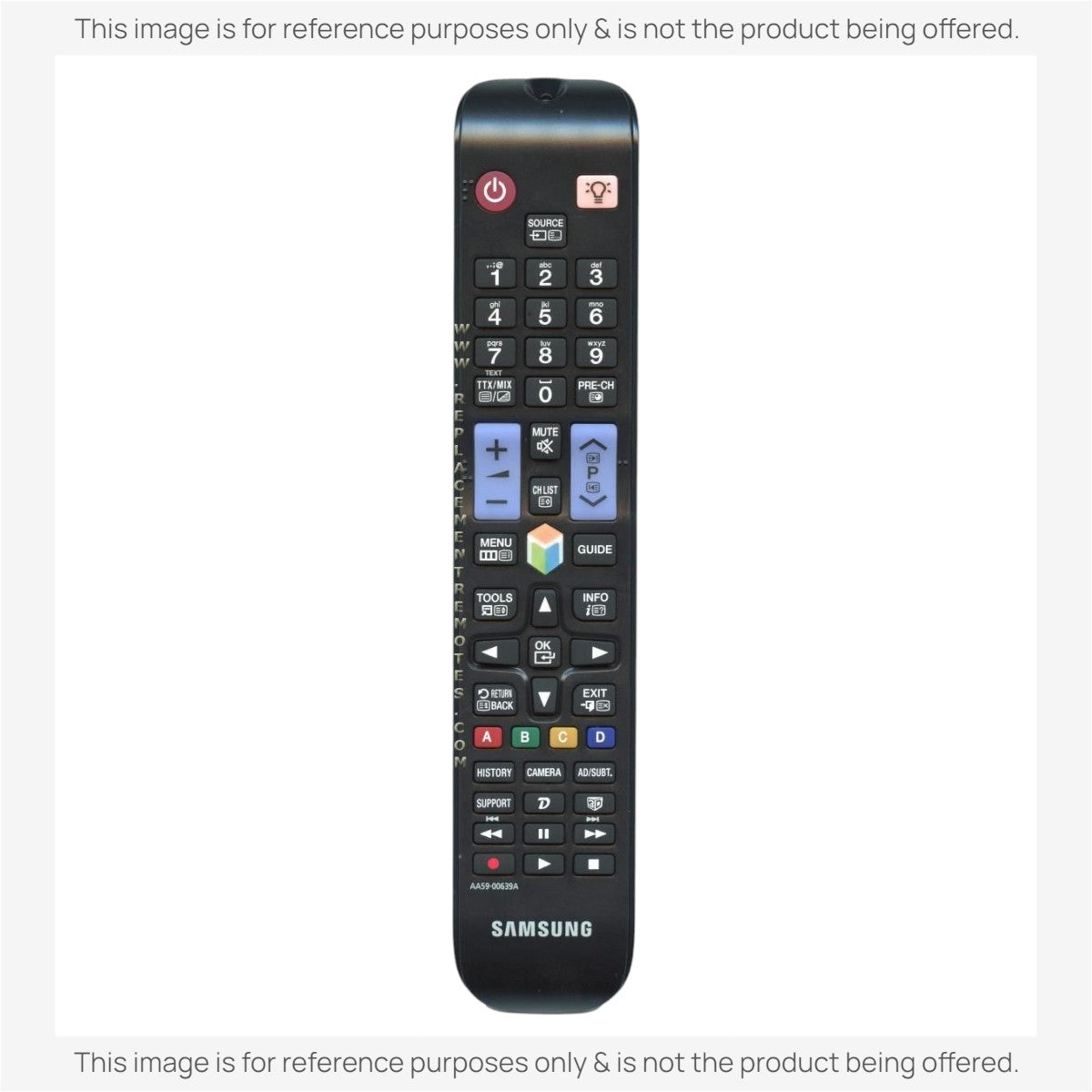 Anderic Substitute For Samsung AA59-00639A TV Remote Control - AA5900639A [RR580A]