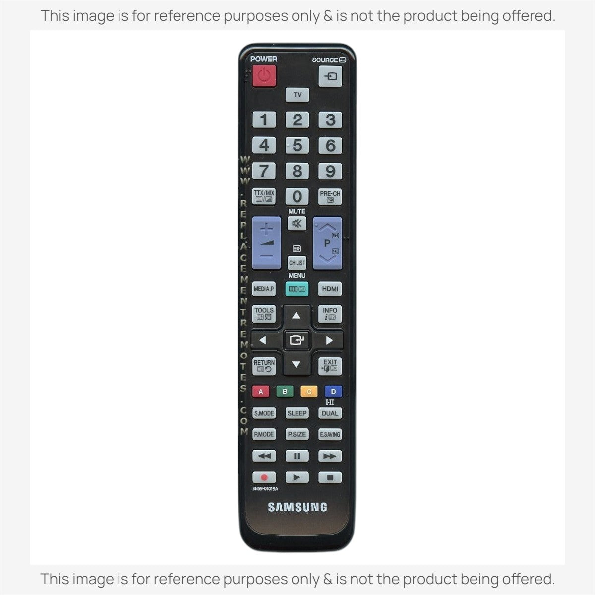 Anderic Substitute For Samsung BN59-01019A 1080P LCD TV Remote Control - BN5901019A [RRBN59]