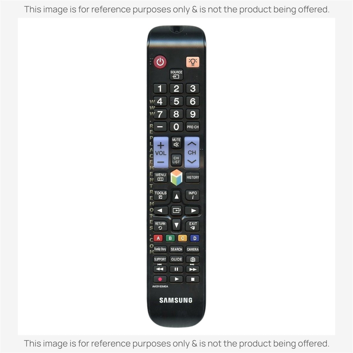 Anderic Substitute For Samsung AA59-00640A TV Remote Control - AA5900640A [RR580A]