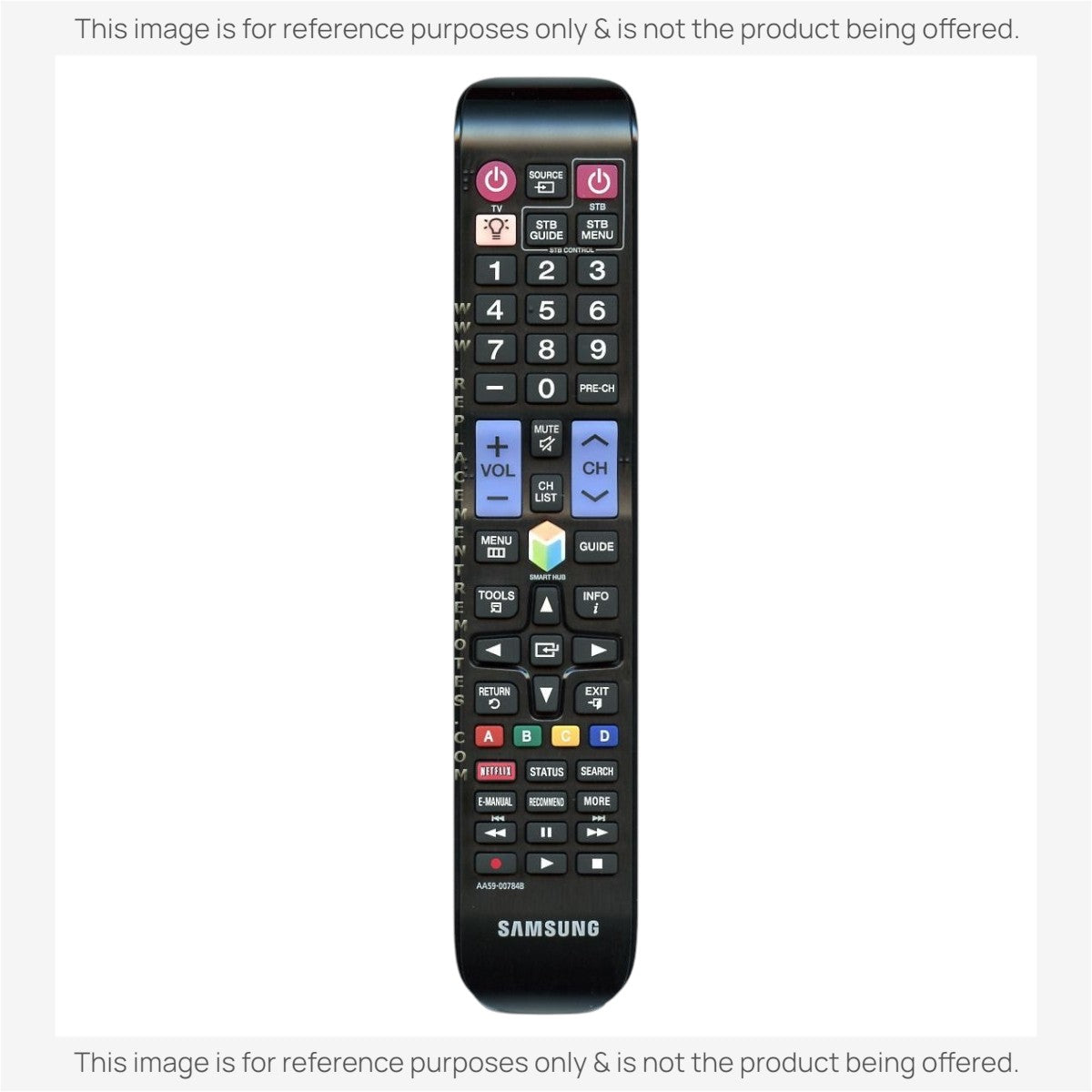 Anderic Substitute For Samsung AA59-00784B TV Remote Control - AA5900784B [RR580A]