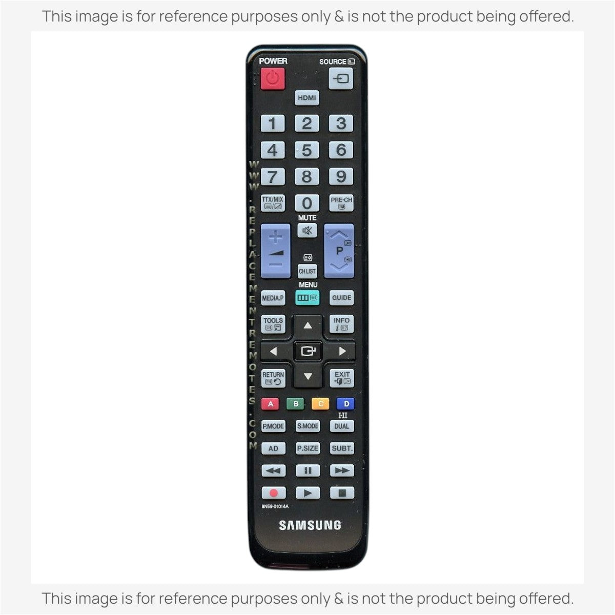 Anderic Substitute For Samsung BN59-01014A TV Remote Control - BN5901014A [RRBN59]