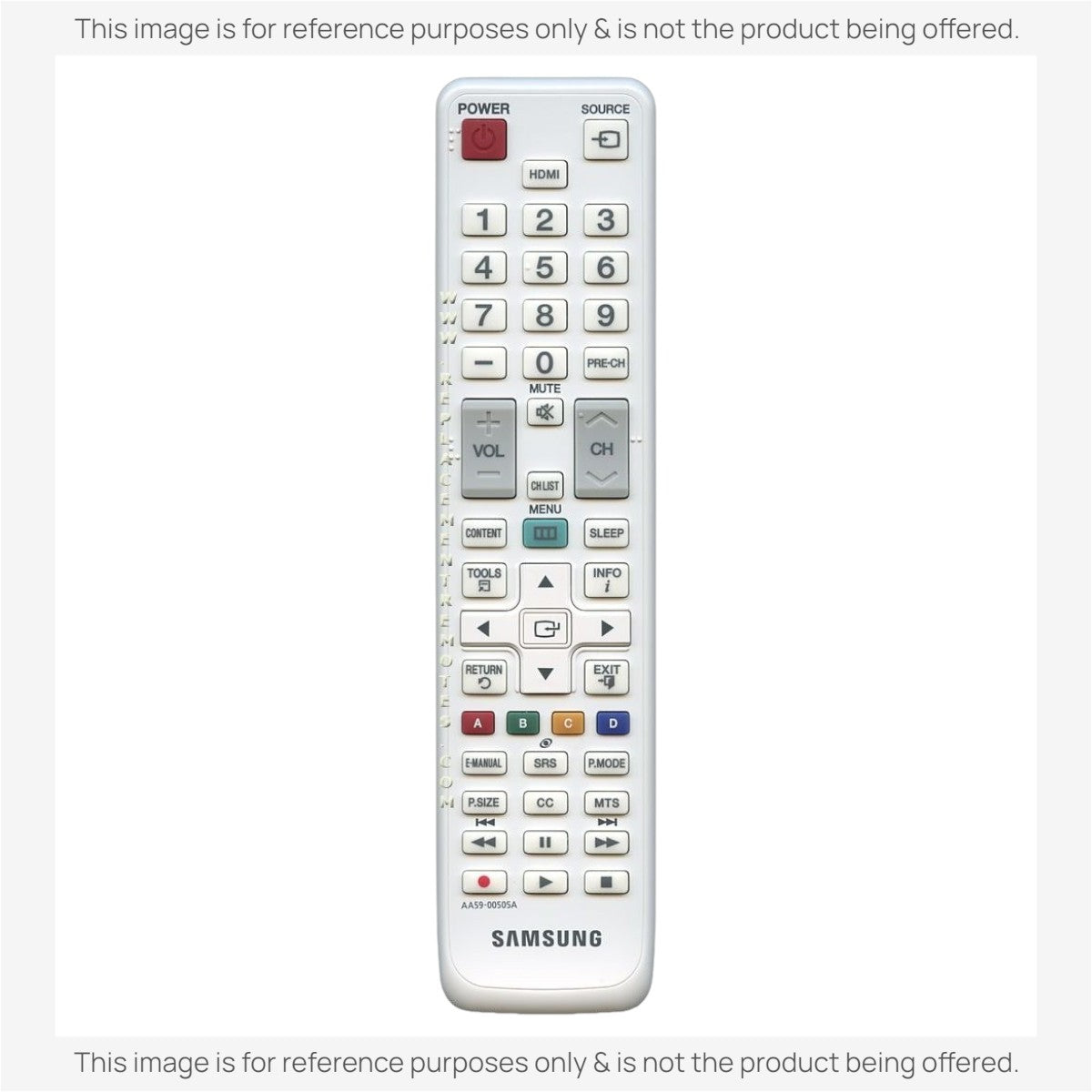 Anderic Substitute For Samsung AA59-00505A TV Remote Control - AA5900505A [RRBN59]
