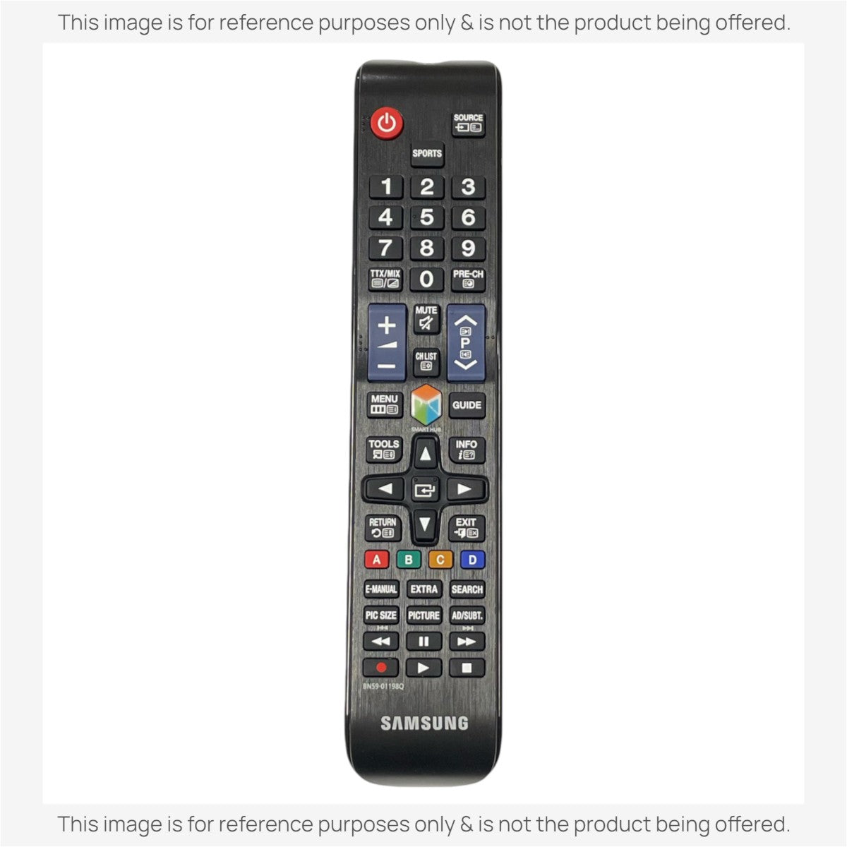 Anderic Substitute For Samsung BN59-01198Q 2014 TV Remote Control - BN5901198Q [RR580A]