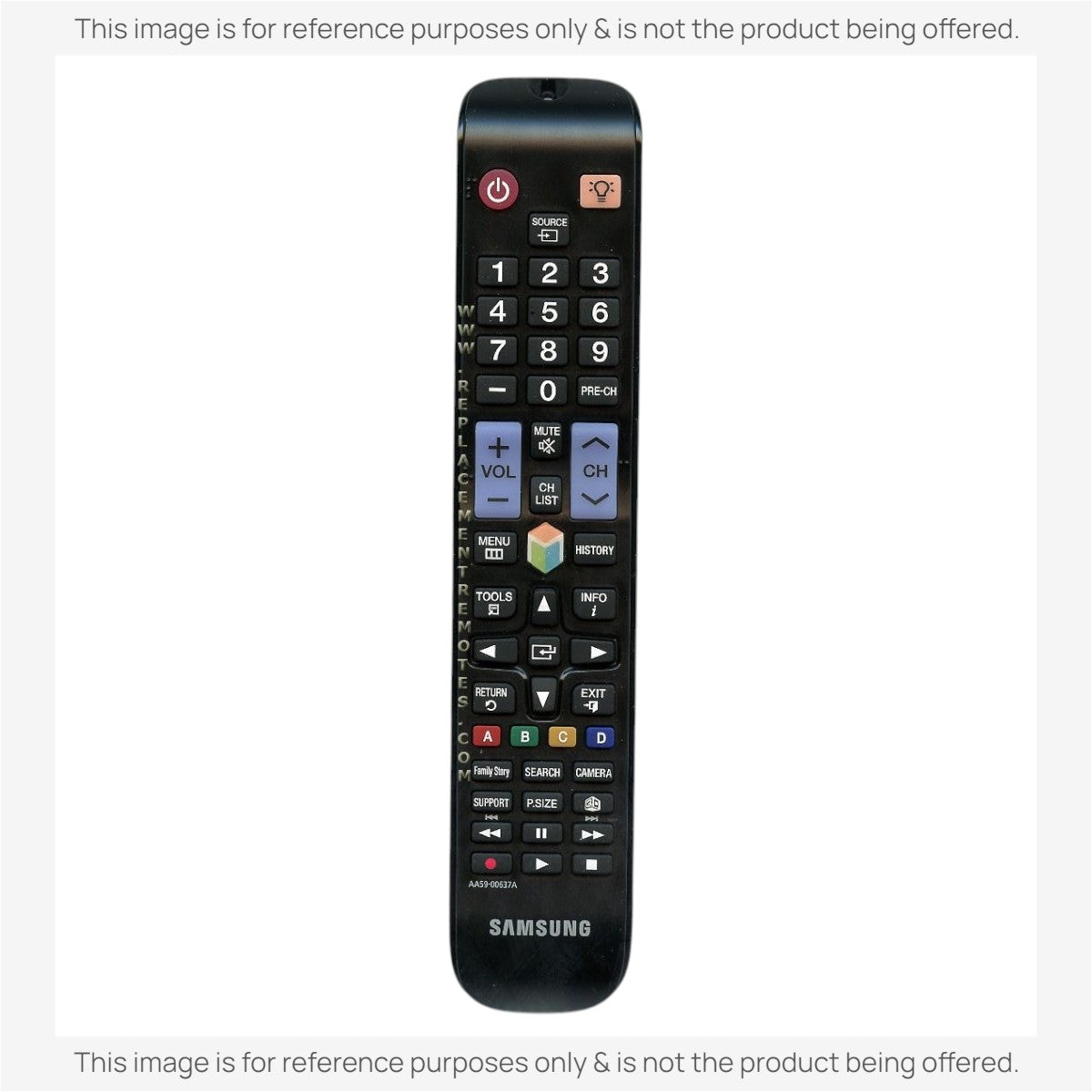 Anderic Substitute For Samsung AA59-00637A TV Remote Control - AA5900637A [RR580A]