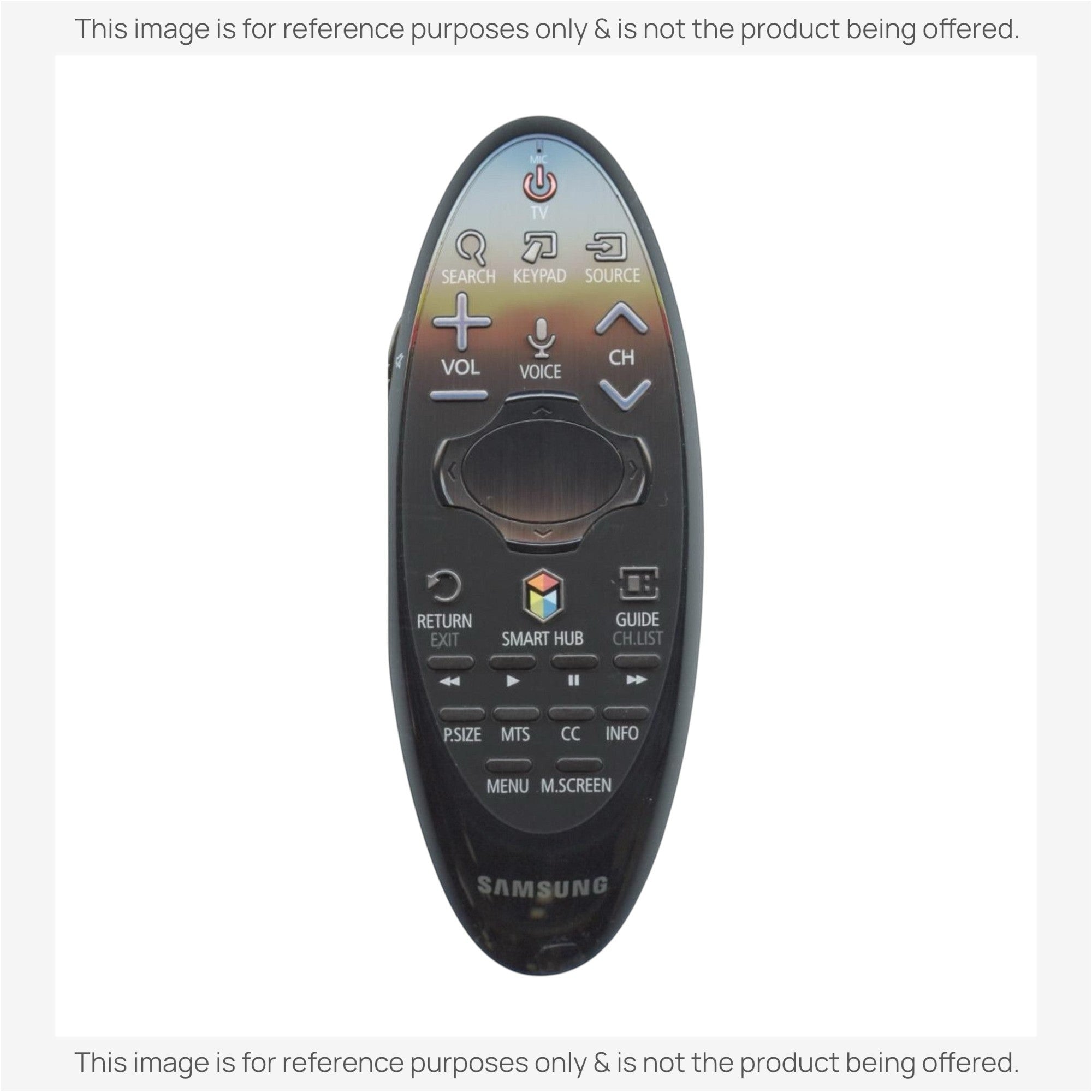 Anderic Substitute for Samsung BN59-01185F Smart TV Remote Control with Cursor - BN5901185F [SR7557, No Voice]