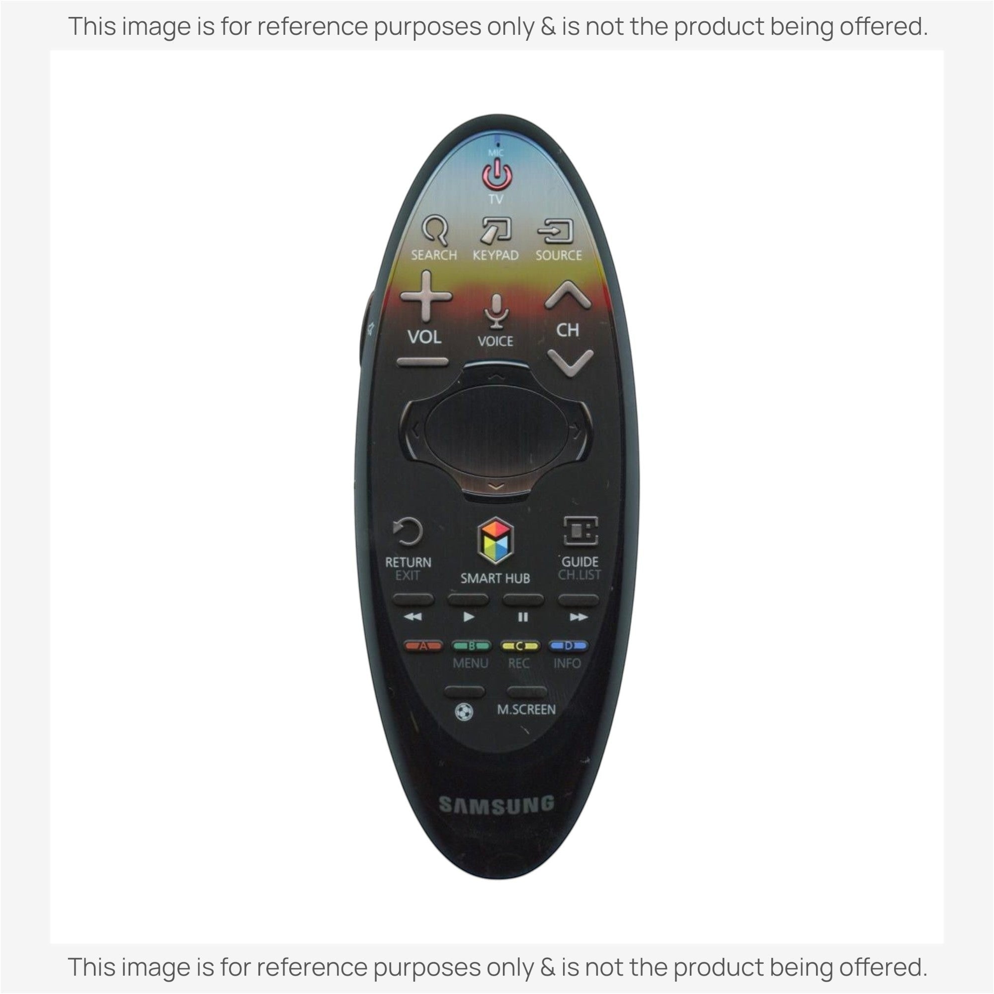 Anderic Substitute for Samsung BN59-01185S Smart TV Remote Control with Cursor - BN5901185S [SR7557, No Voice]