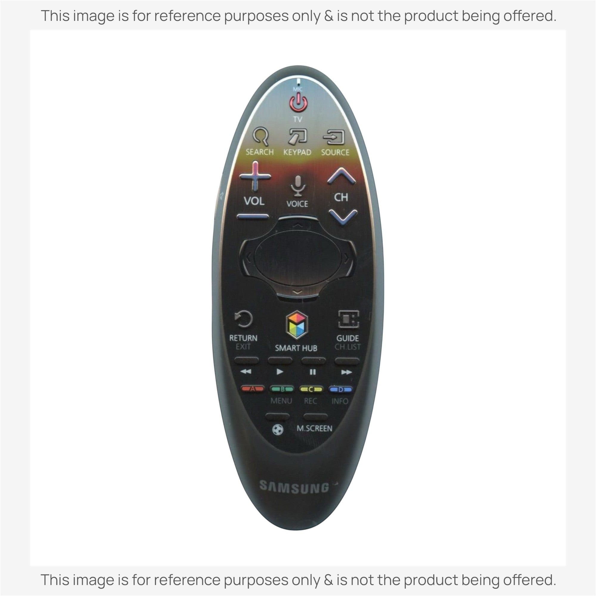 Anderic Substitute for Samsung BN59-01181H Smart TV Remote Control with Cursor - BN5901181H [SR7557, No Voice]
