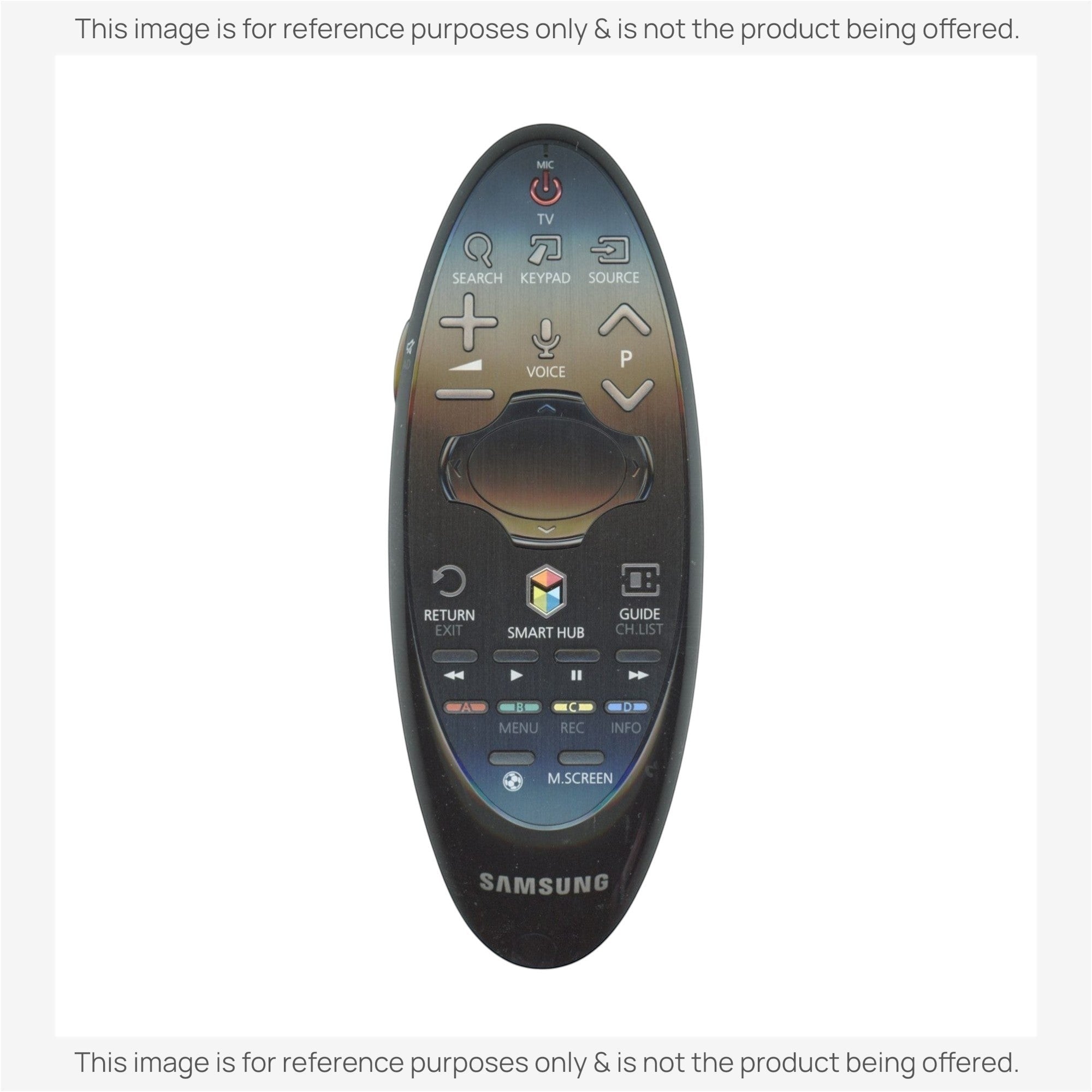 Anderic Substitute for Samsung BN59-01185B Smart TV Remote Control with Cursor - BN5901185B [SR7557, No Voice]