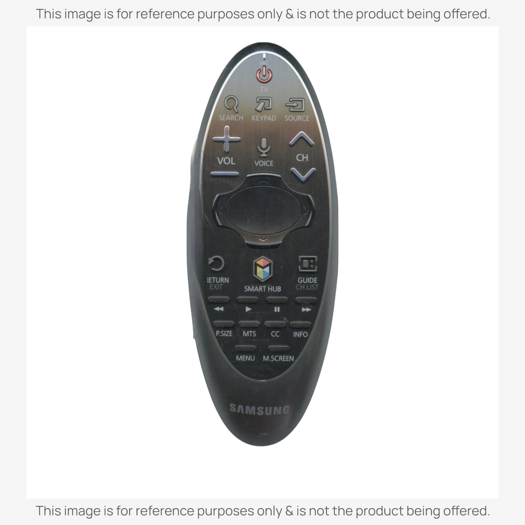 Anderic Substitute for Samsung BN59-01184M Smart TV Remote Control with Cursor - BN5901184M [SR7557, No Voice]