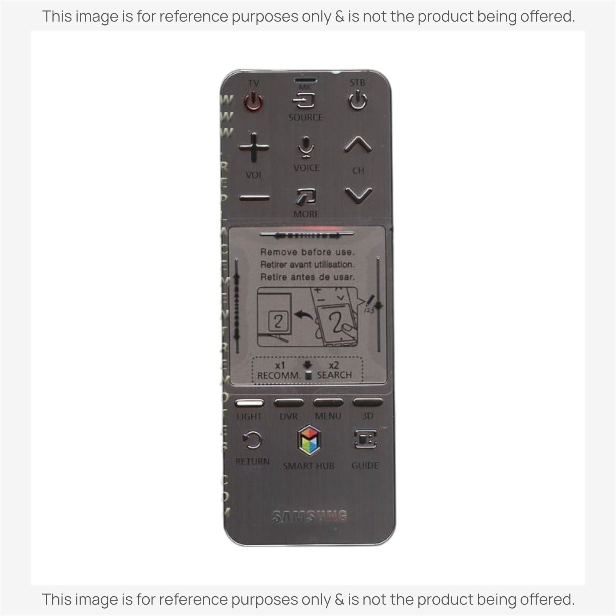 Anderic Substitute for Samsung AA59-00840A SMART TV Remote Control - AA5900840A [SR7557, No Voice / Touch Pad]