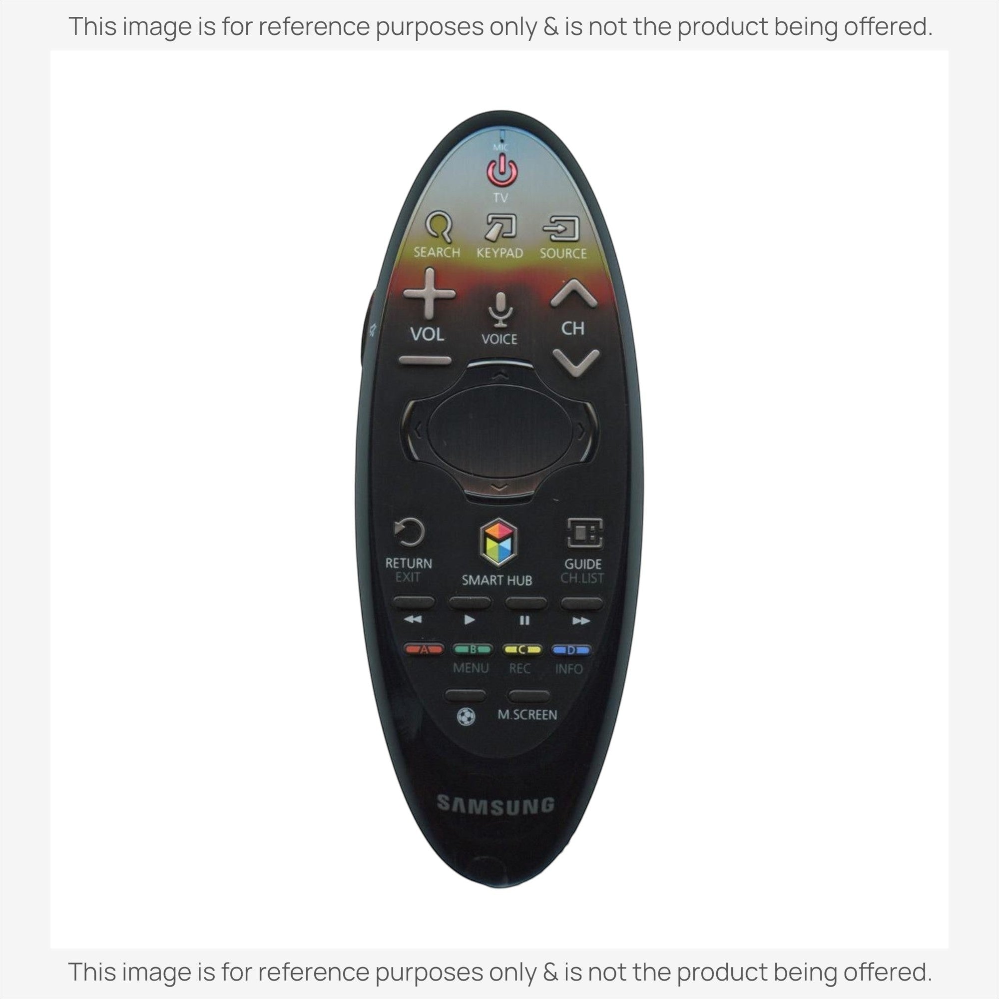 Anderic Substitute for Samsung BN59-01185H Smart TV Remote Control with Cursor - BN5901185H [SR7557, No Voice]