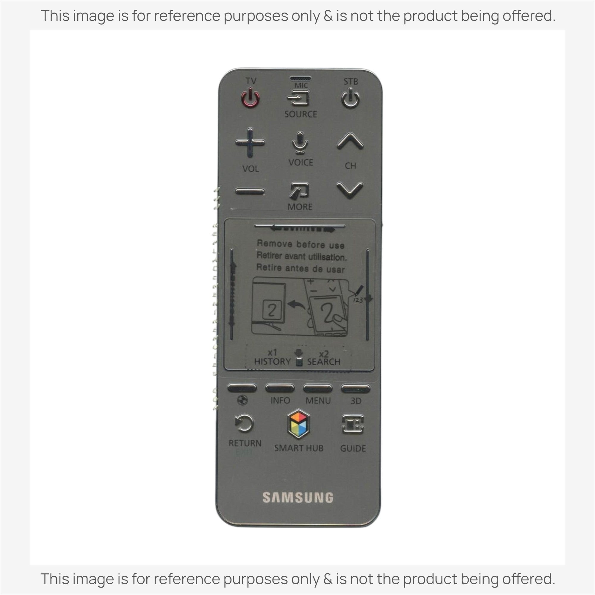 Anderic Substitute for Samsung AA59-00764A SMART TOUCH TV Remote Control - AA5900764A [SR7557, No Voice / Touch Pad]
