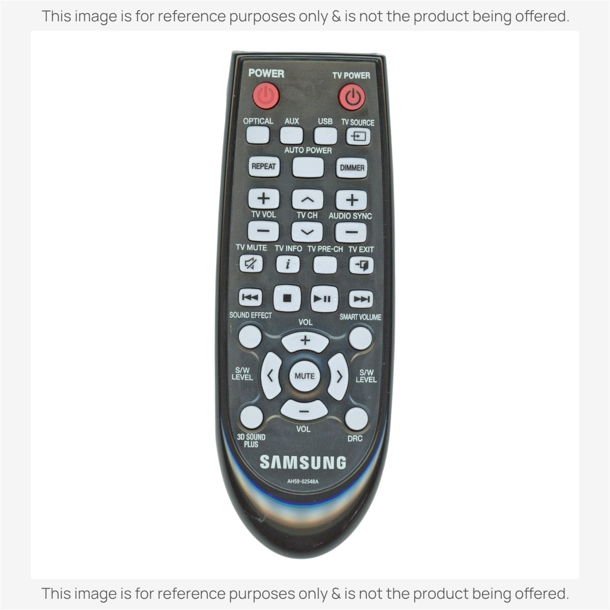 Anderic Substitute For Samsung AH59-02548A Sound Bar Remote Control - AH5902548A [RR2547B]