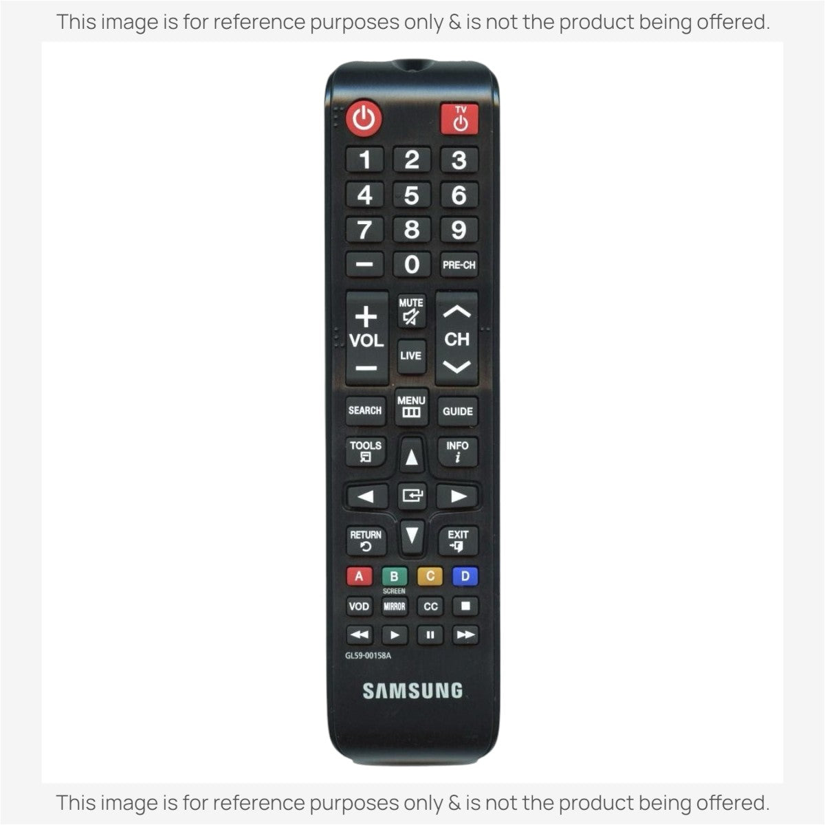 Anderic Substitute For Samsung GL59-00158A Streaming Remote Control - GL5900158A [BN5901199F]