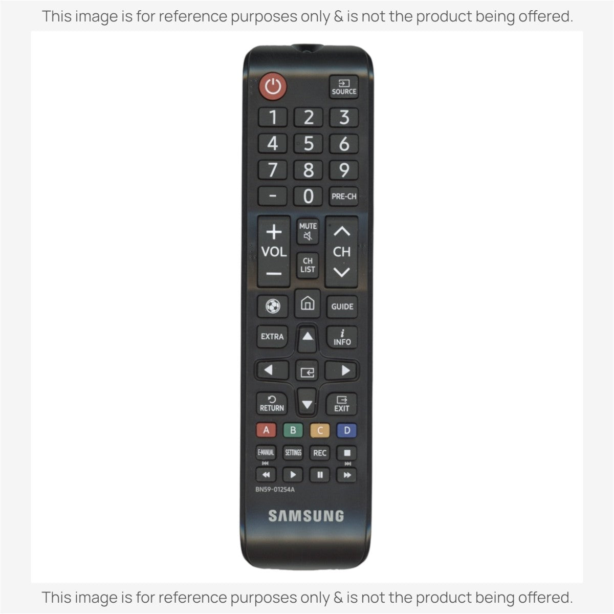 Anderic Substitute For Samsung BN59-01254A IR TV Remote Control - BN5901254A [BN5901199F]