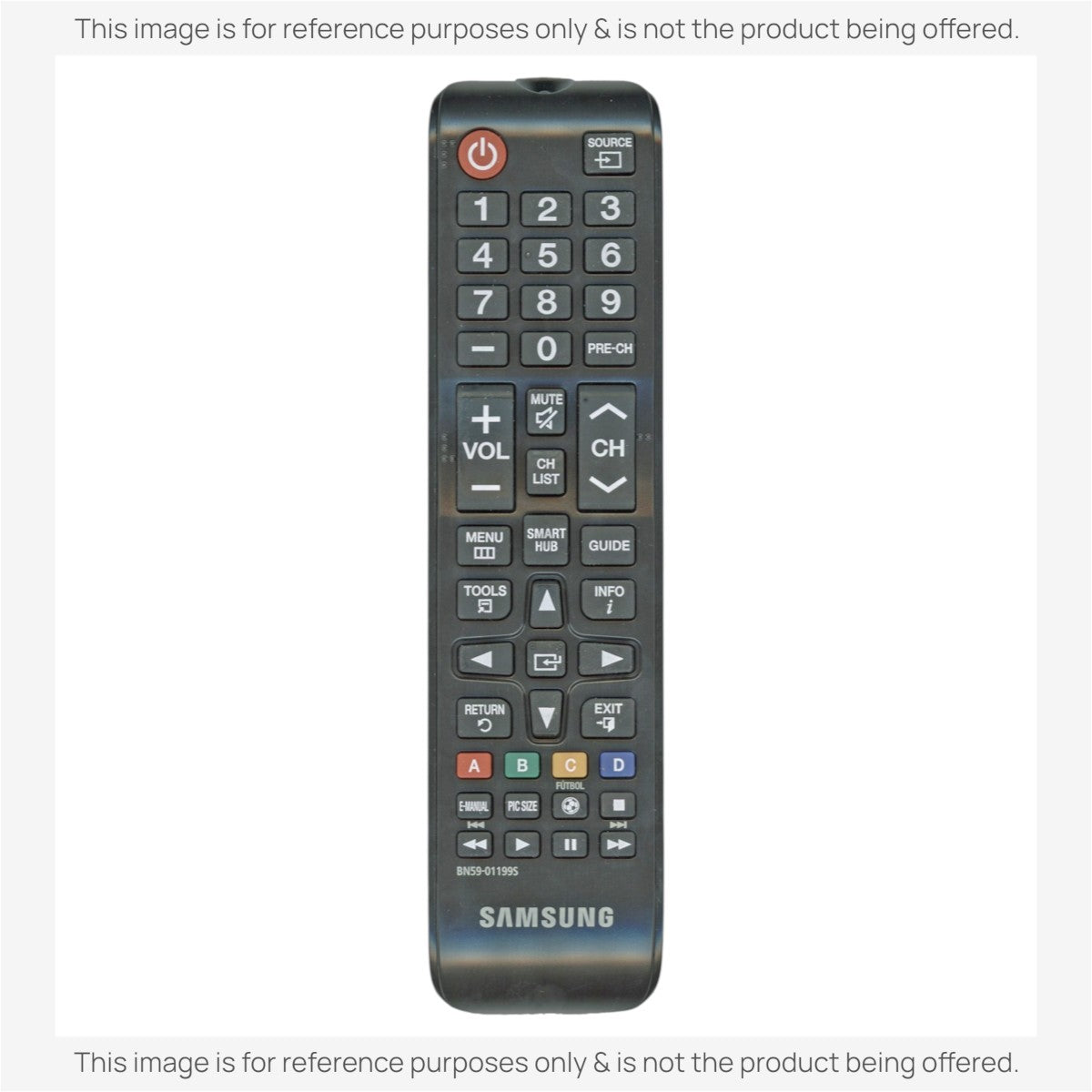 Anderic Substitute For Samsung BN59-01199S TV Remote Control - BN5901199S [BN5901199F]