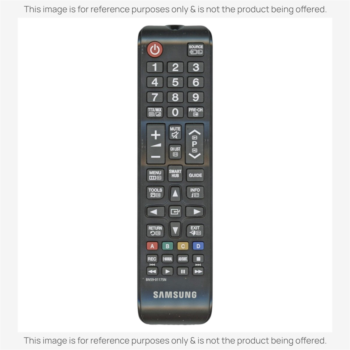 Anderic Substitute For Samsung BN59-01175N TV Remote Control - BN5901175N [BN5901199F]