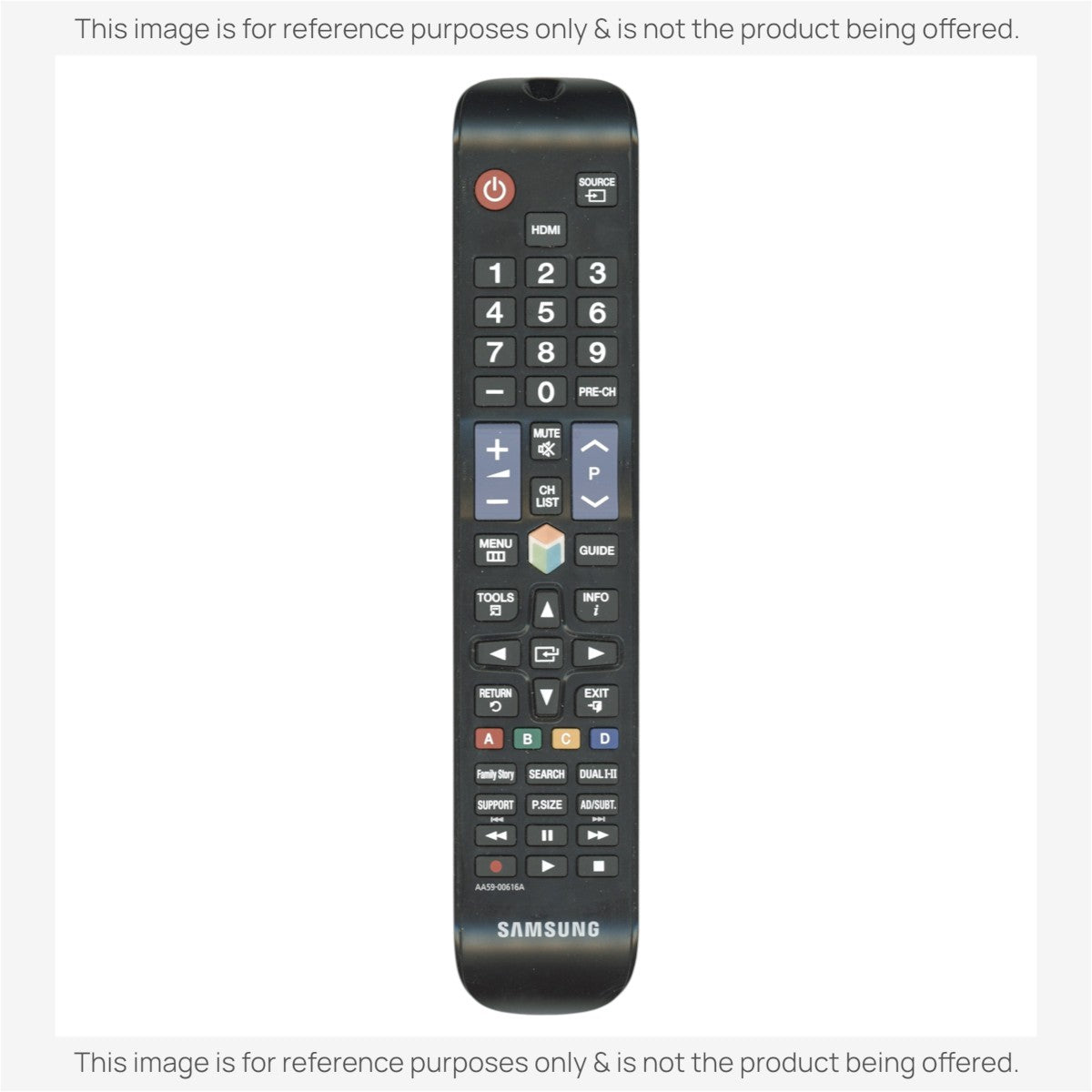 Anderic Substitute For Samsung AA59-00616A TV Remote Control - AA5900616A [RR580A]