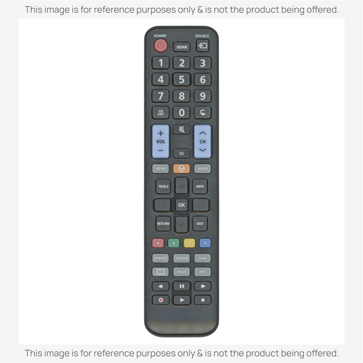 Anderic Substitute For Insignia NSRMTSAM17 For Samsung TV Remote Control [RR580A]