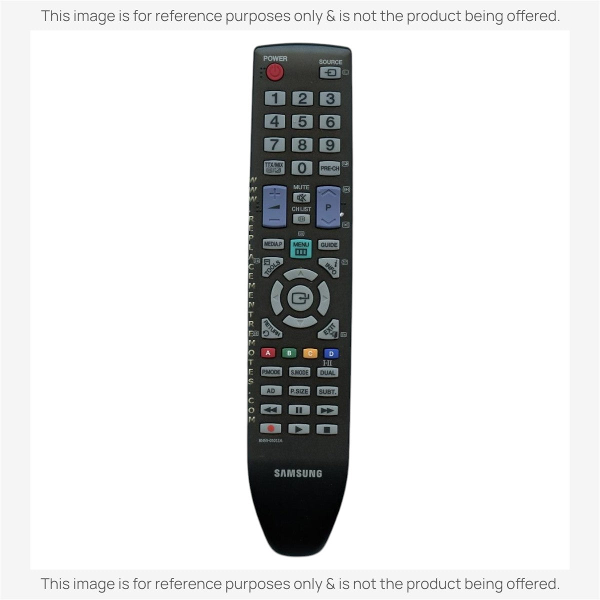 Anderic Substitute For Samsung BN59-01012A TV Remote Control - BN5901012A [RRBN59]