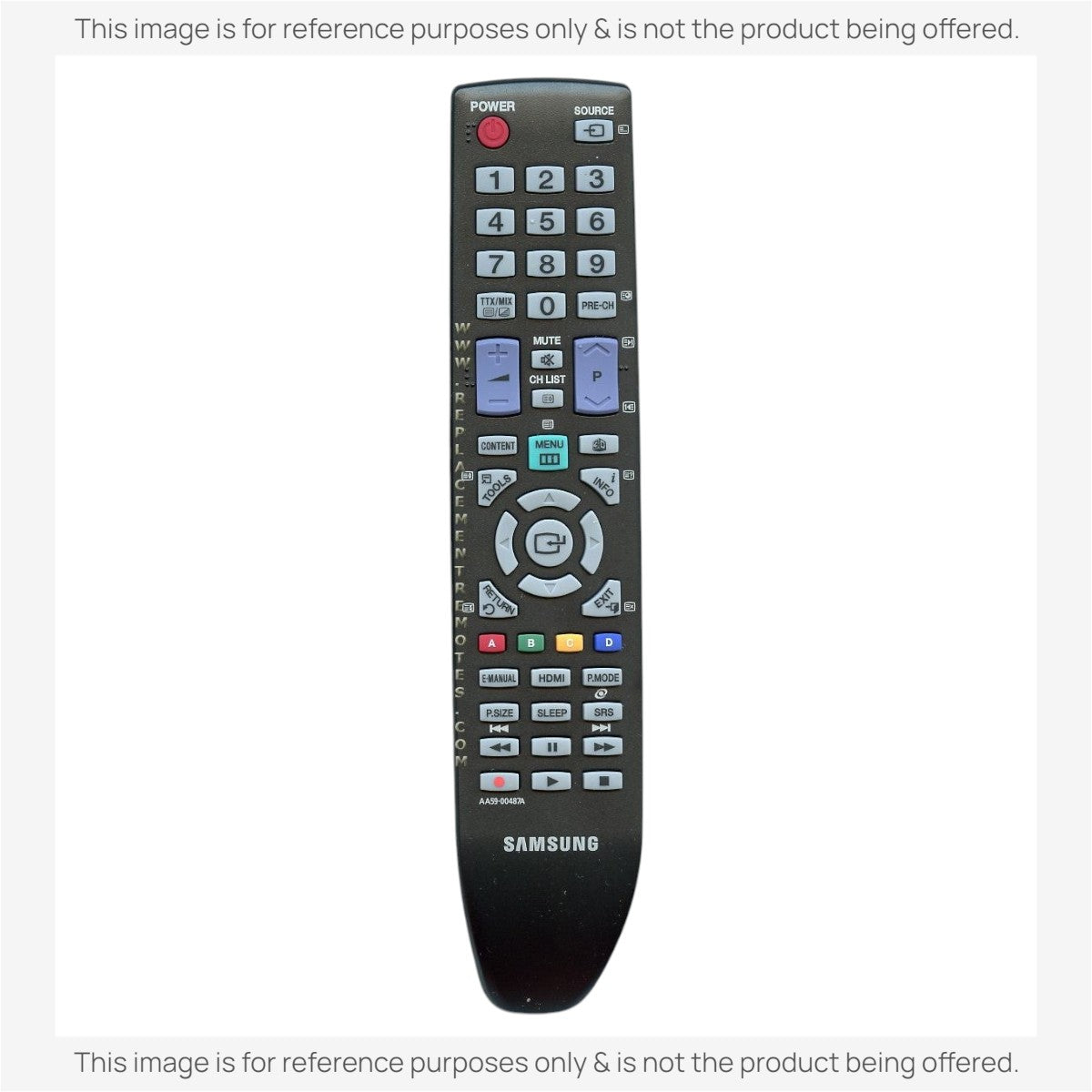 Anderic Substitute For Samsung AA59-00487A TV Remote Control - AA5900487A [RRBN59]