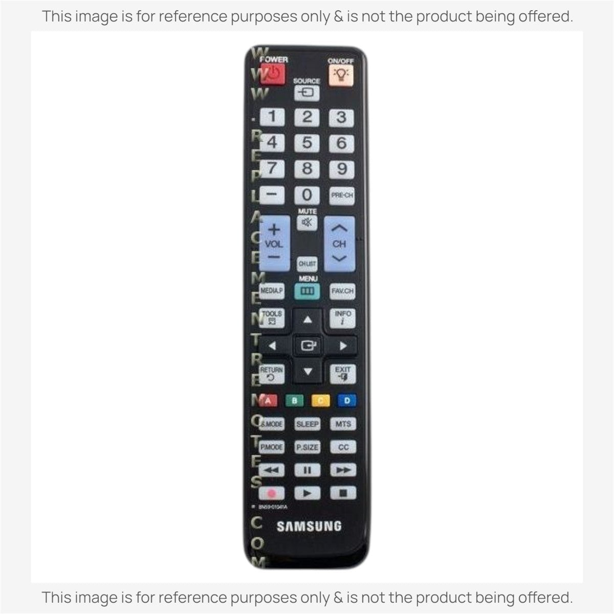 Anderic Substitute For Samsung BN59-01031A TV Remote Control - BN5901031A [RRBN59]