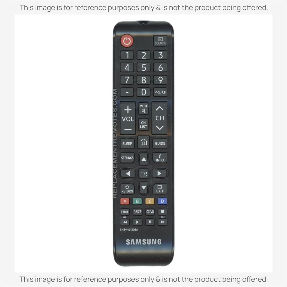 Anderic Substitute For Samsung BN81-15950A TV Remote Control - BN8115950A [BN5901199F]