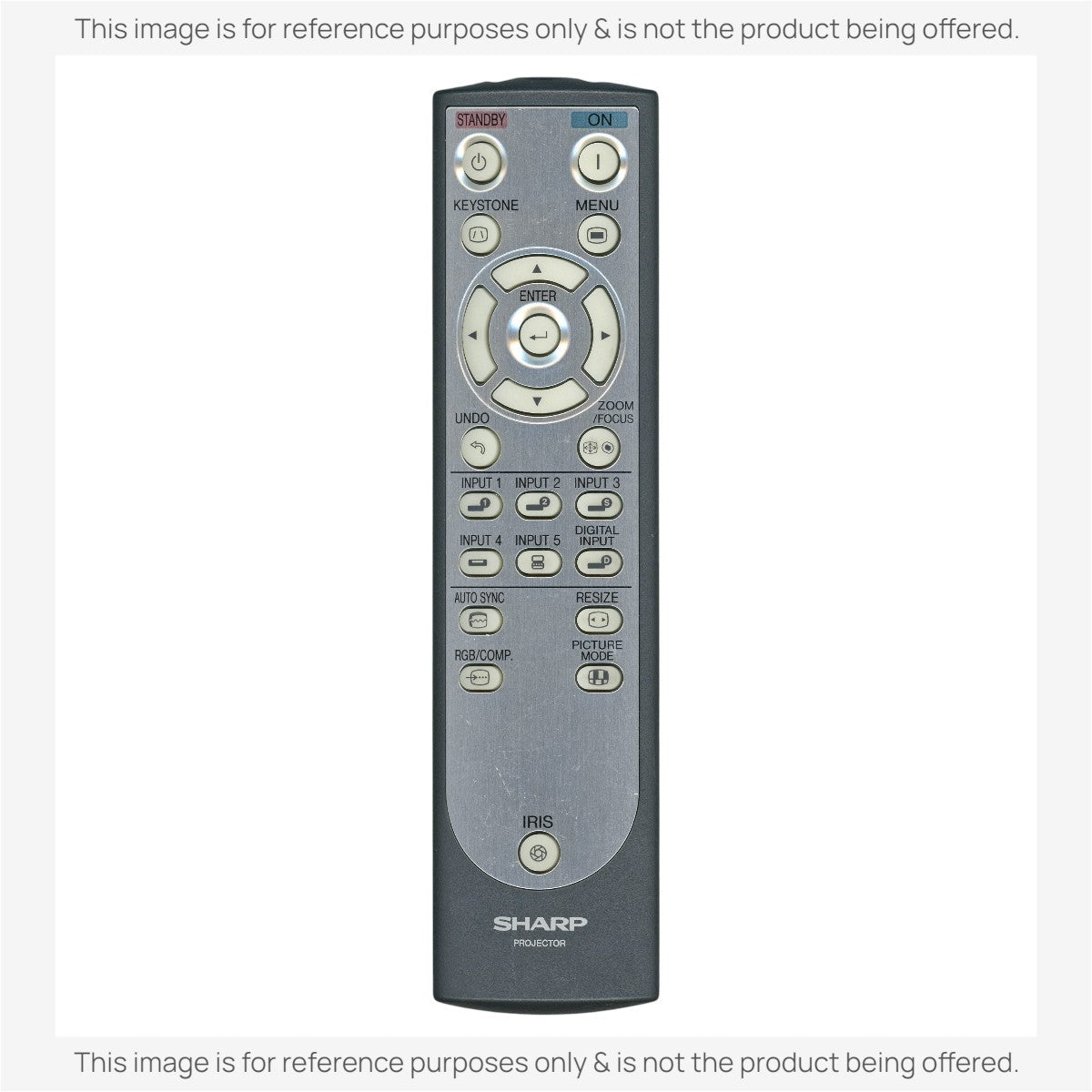 Anderic Substitute for Sharp RRMCGA334WJSA Projector Remote Control [RR3720]