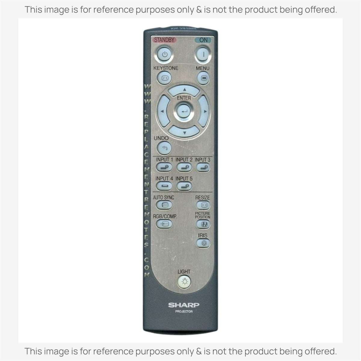Anderic Substitute for Sharp RRMCGA216WJSA Projector Remote Control [RR3720]