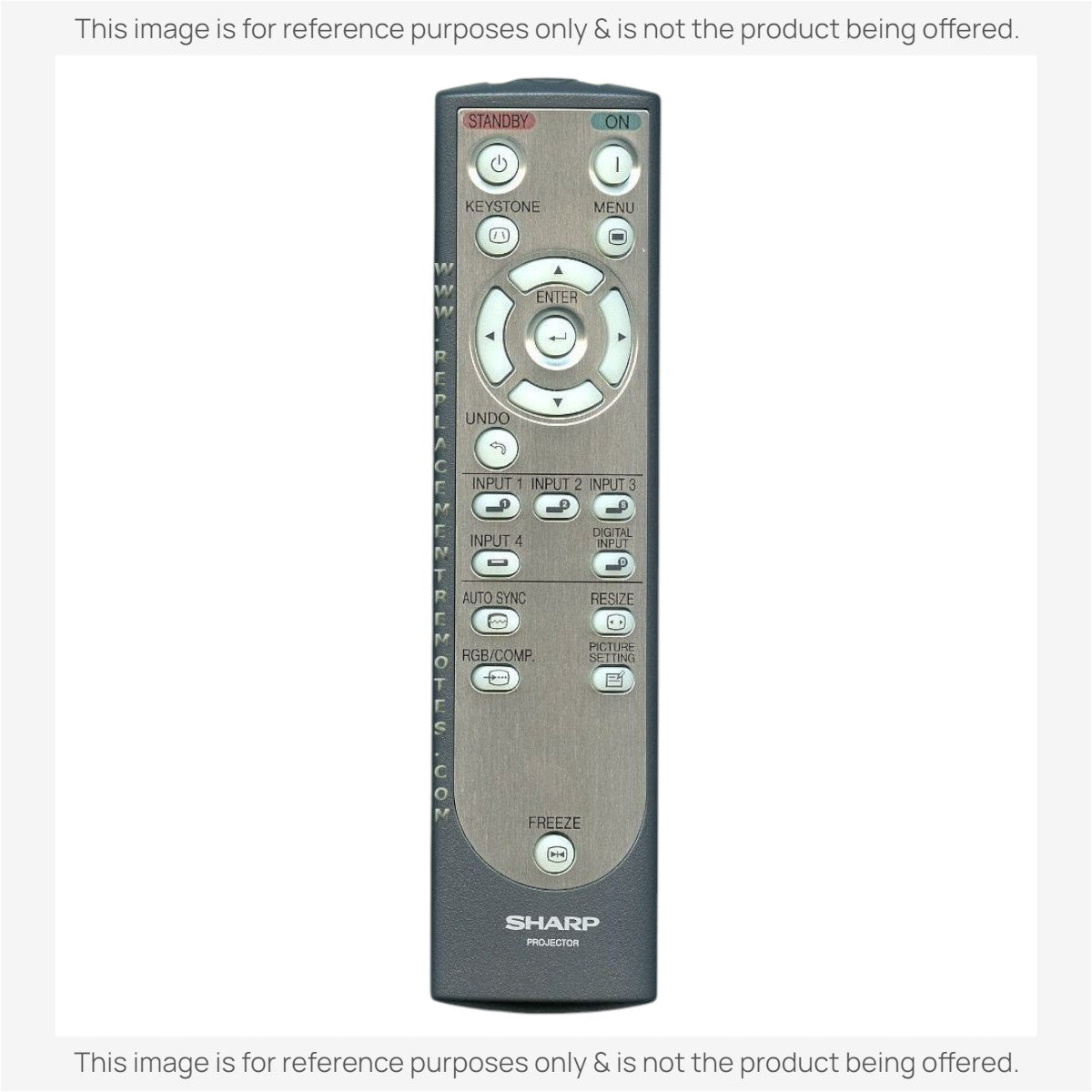Anderic Substitute for Sharp RRMCGA218WJSA Projector Remote Control [RR3720]