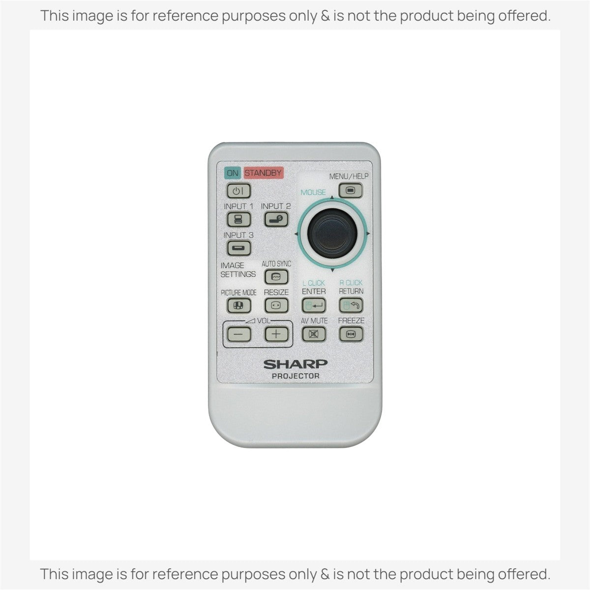 Anderic Substitute for Sharp RRMCGA256WJSA Projector Remote Control [RR3720]