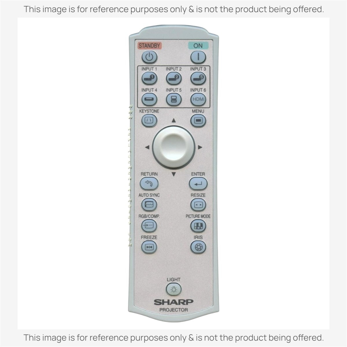 Anderic Substitute for Sharp RRMCGA543WJSB Projector Remote Control [RR3720]