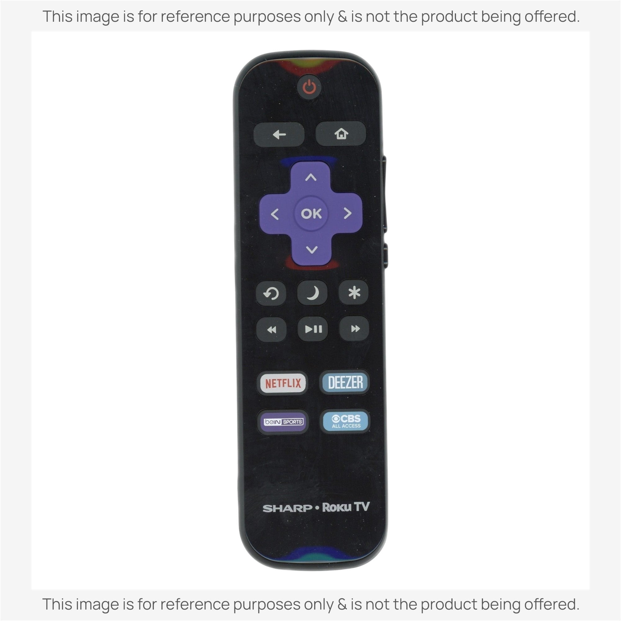 Anderic Substitute for Sharp LC-RCRUDCA-20A ROKU TV Remote Control LCRCRUDCA20A [RRLC16]