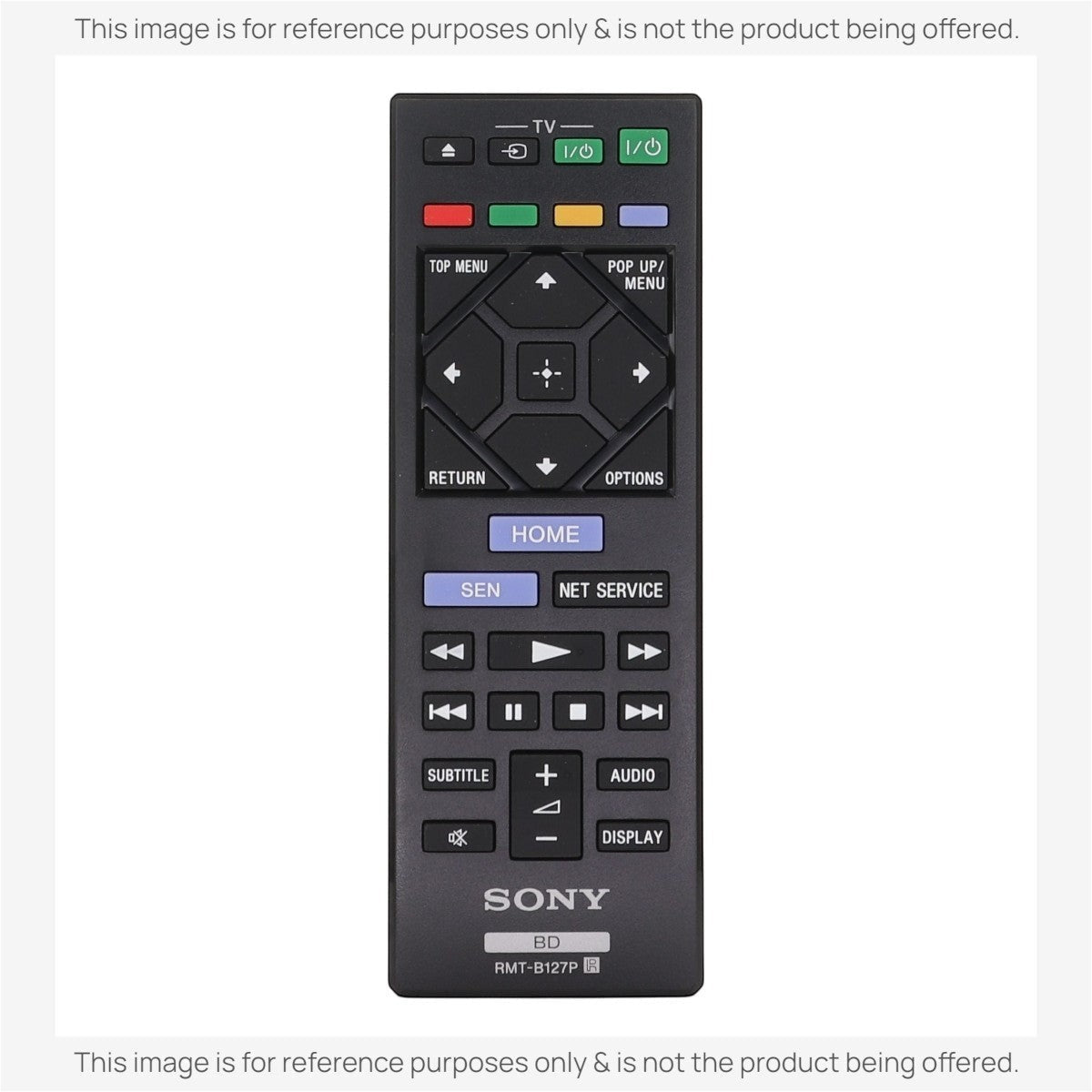 Anderic Substitute for Sony RMT-B127P Blu-ray Disc Player Remote Control 1-492-681-11 1-492-681-21 [RRB126A]