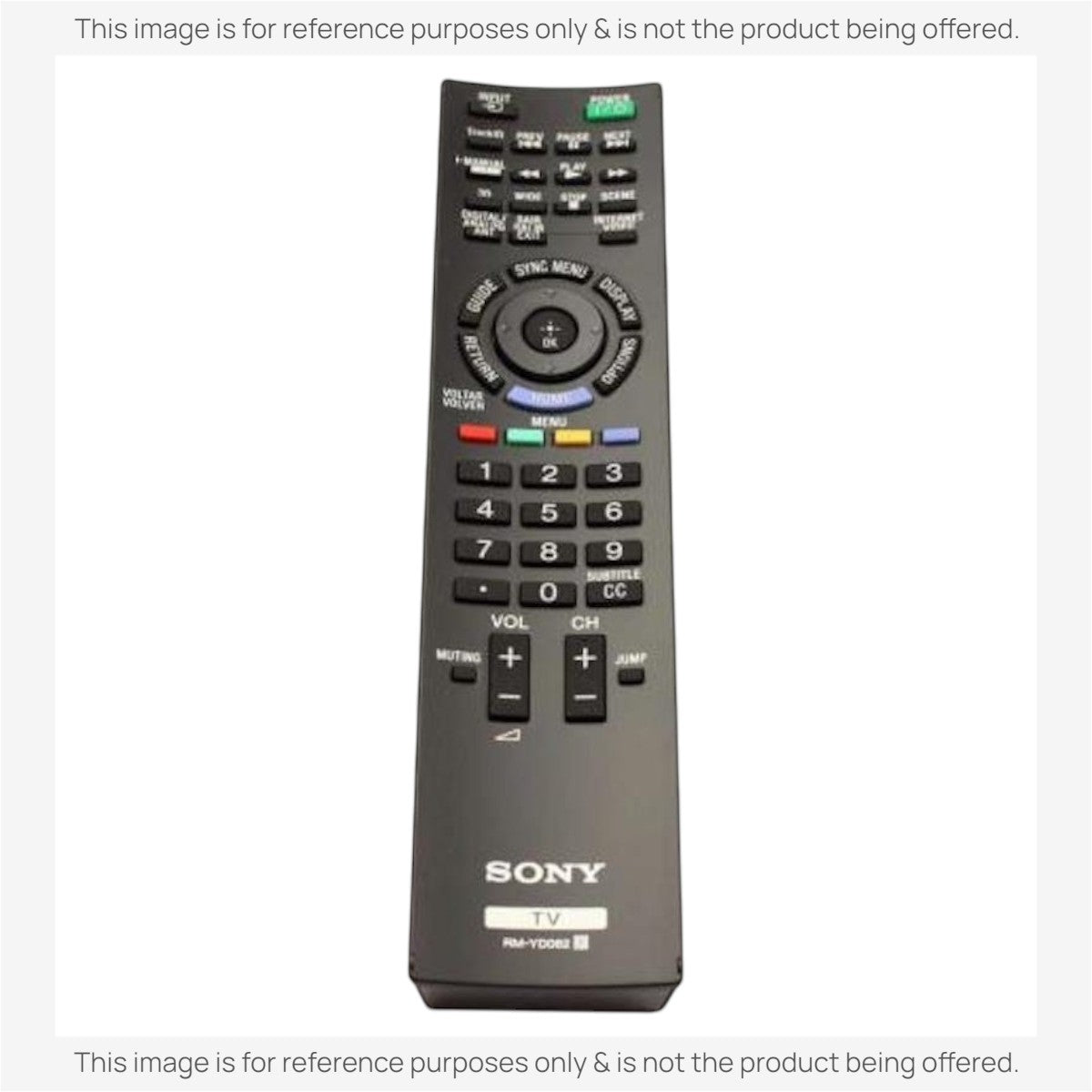 Anderic Substitute For Sony RMYD062 Smart TV Remote Control for Sony TVs | IR - 1-489-474-11 [RRYD023]