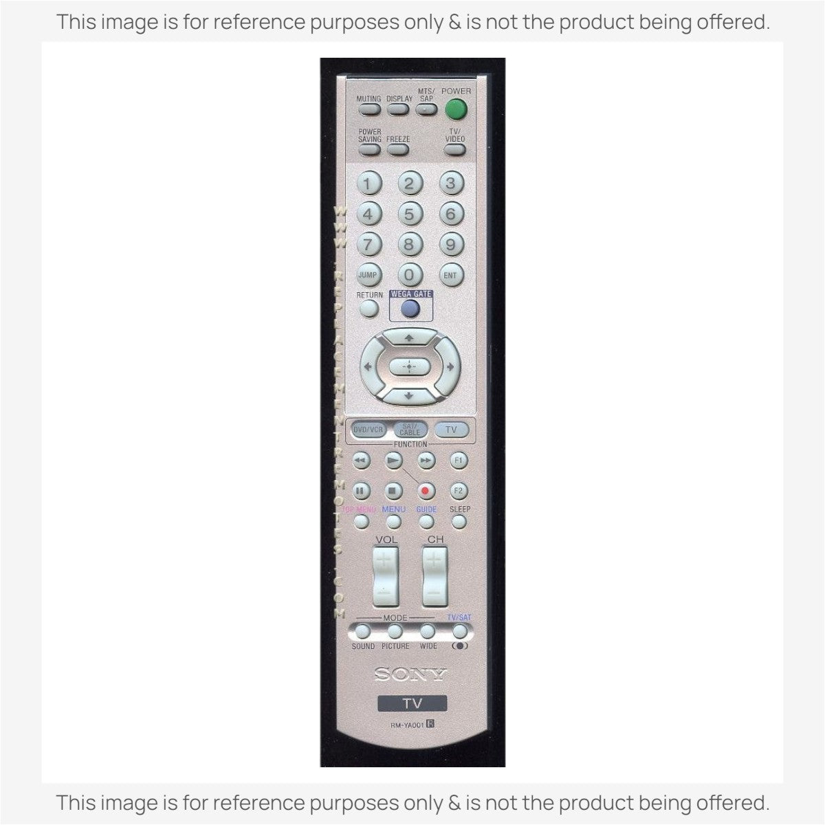 Anderic Substitute For Sony RM-YA001 TV Remote Control - RMYA001 [RRYD023]