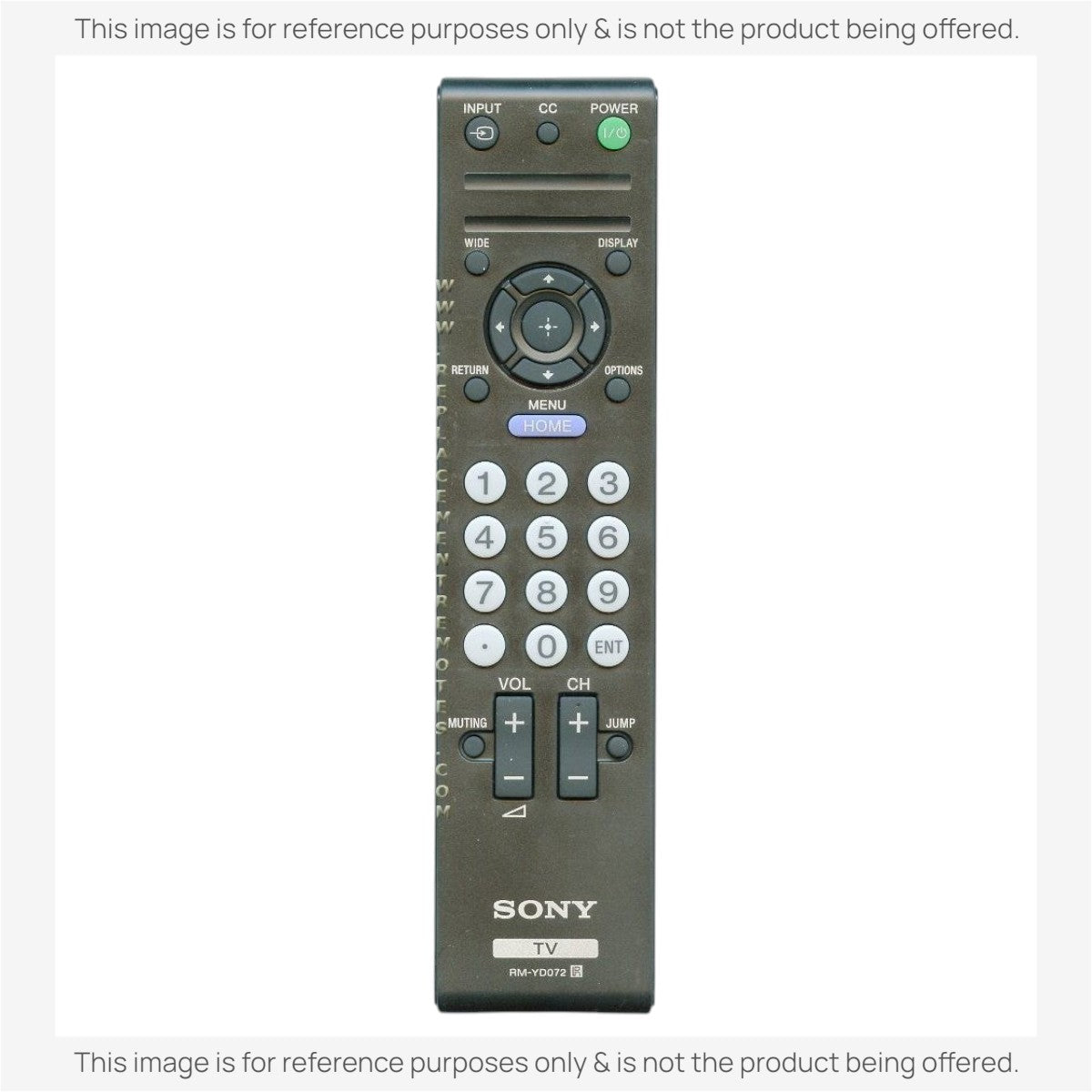 Anderic Substitute For Sony RM-YD072 TV Remote Control - RMYD072 [RRYD023]