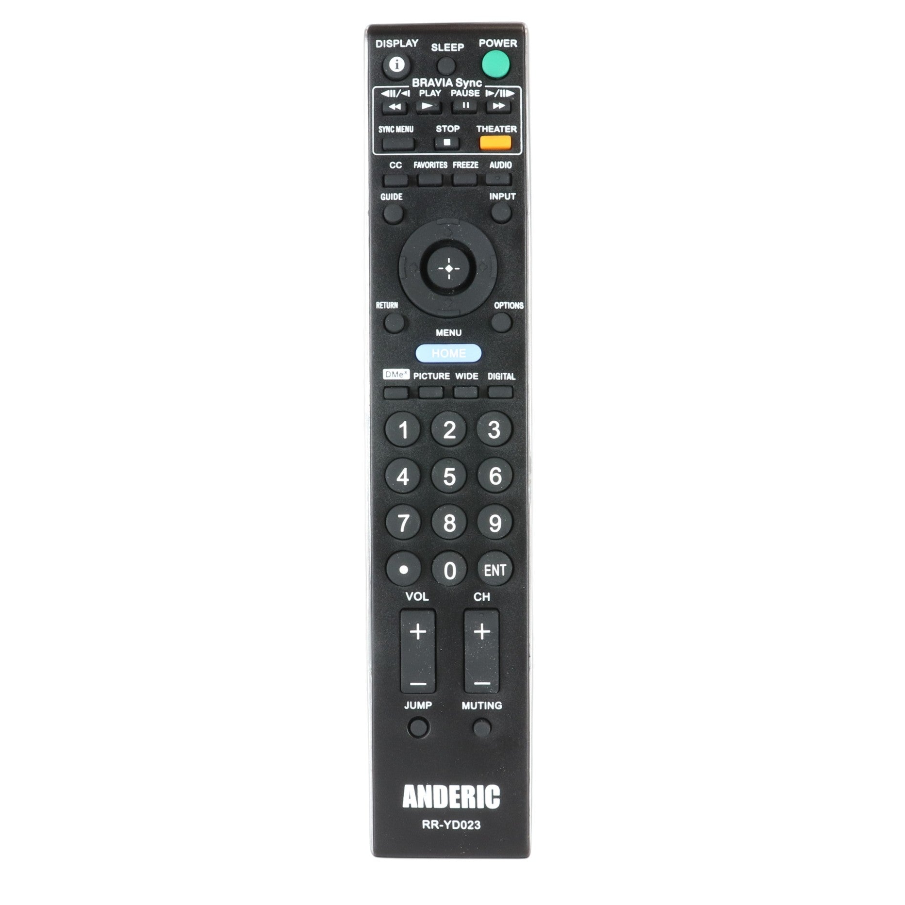 Anderic Substitute For Sony RMYD062 Smart TV Remote Control for Sony TVs | IR - 1-489-474-11 [RRYD023]
