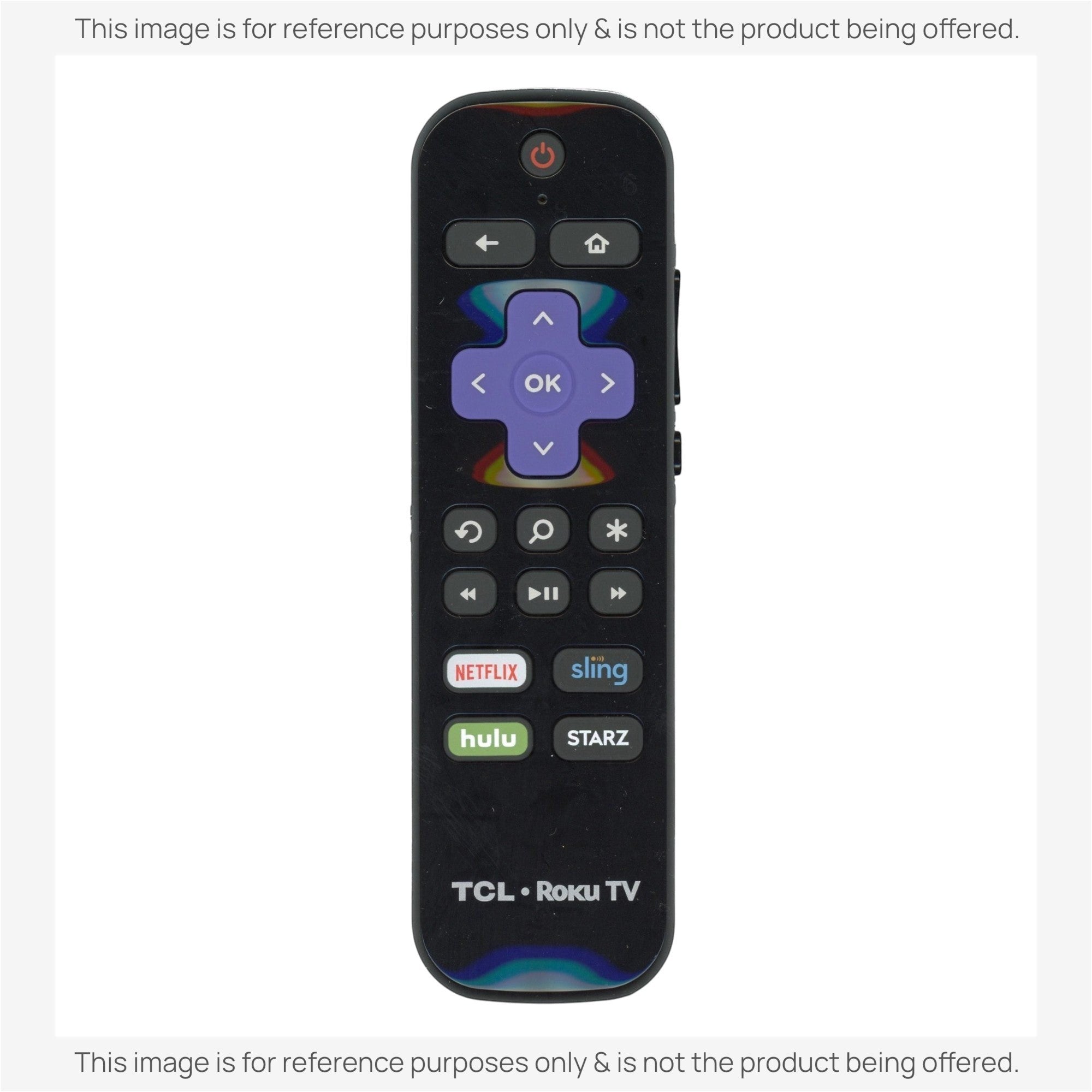 Anderic Substitute for TCL BRC64 Roku TV Remote Control 06-RFZNWF-BRC64 [RCGZ1, NO HEADPHONE JACK]