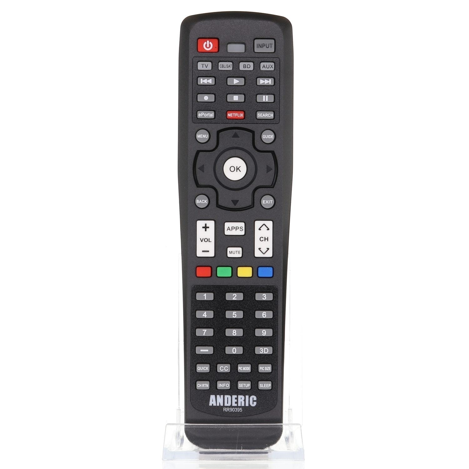 Anderic Substitute for Toshiba CT90408 TV Remote Control [RR90395]