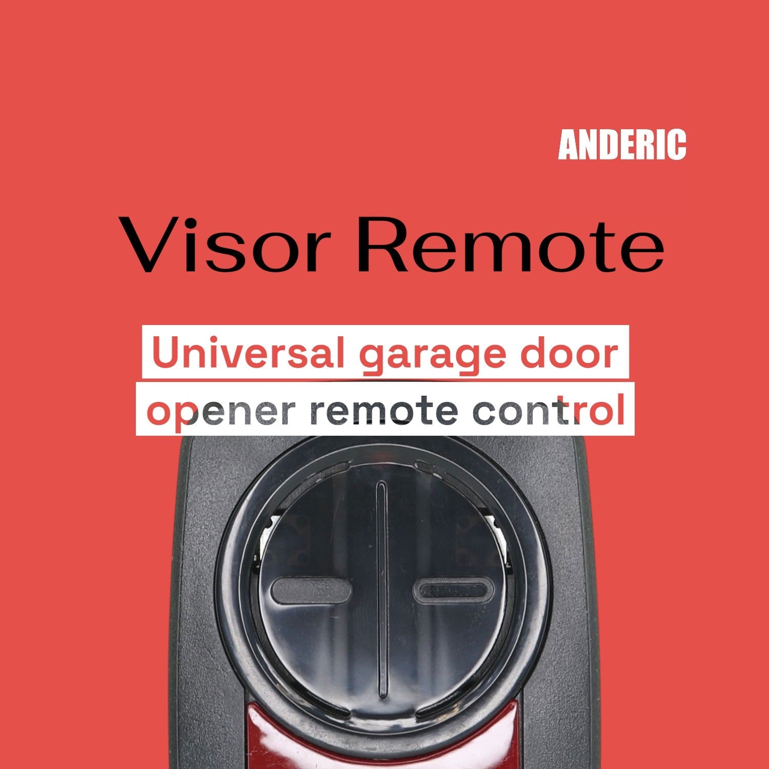 Anderic Substitute for LiftMaster 375UT Universal Garage Door Opener Remote Control [375UT-2button]