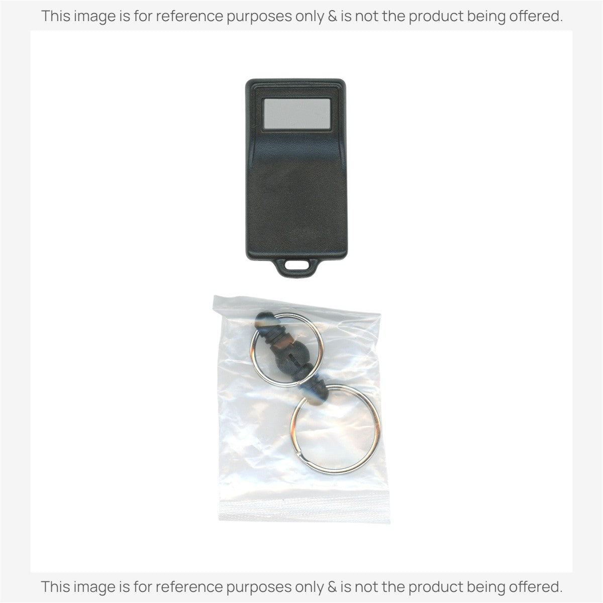 Anderic Substitute for Linear ACT21 Megacode 1-button 318 mhz keychain Garage Door Opener Remote Control [375UT-2button]