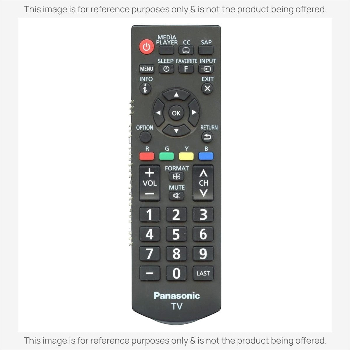 Anderic Substitute for Panasonic TZZ00000845A TV Remote Control [RRU401-2680]
