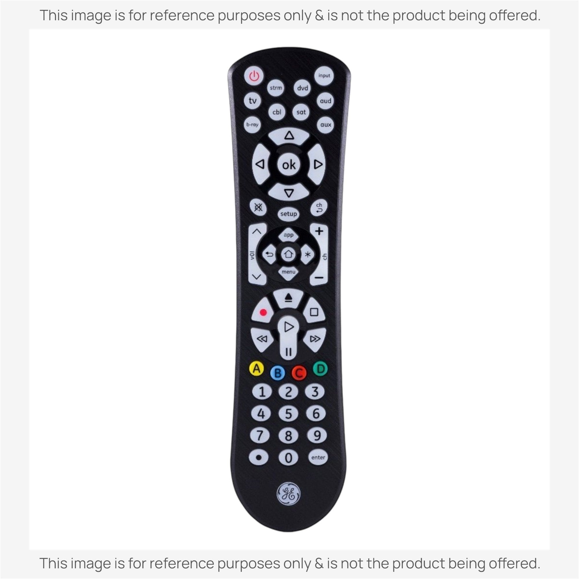 Anderic Substitute for GE 41567 UltraPro Advanced Universal Remote Control [RRU401]