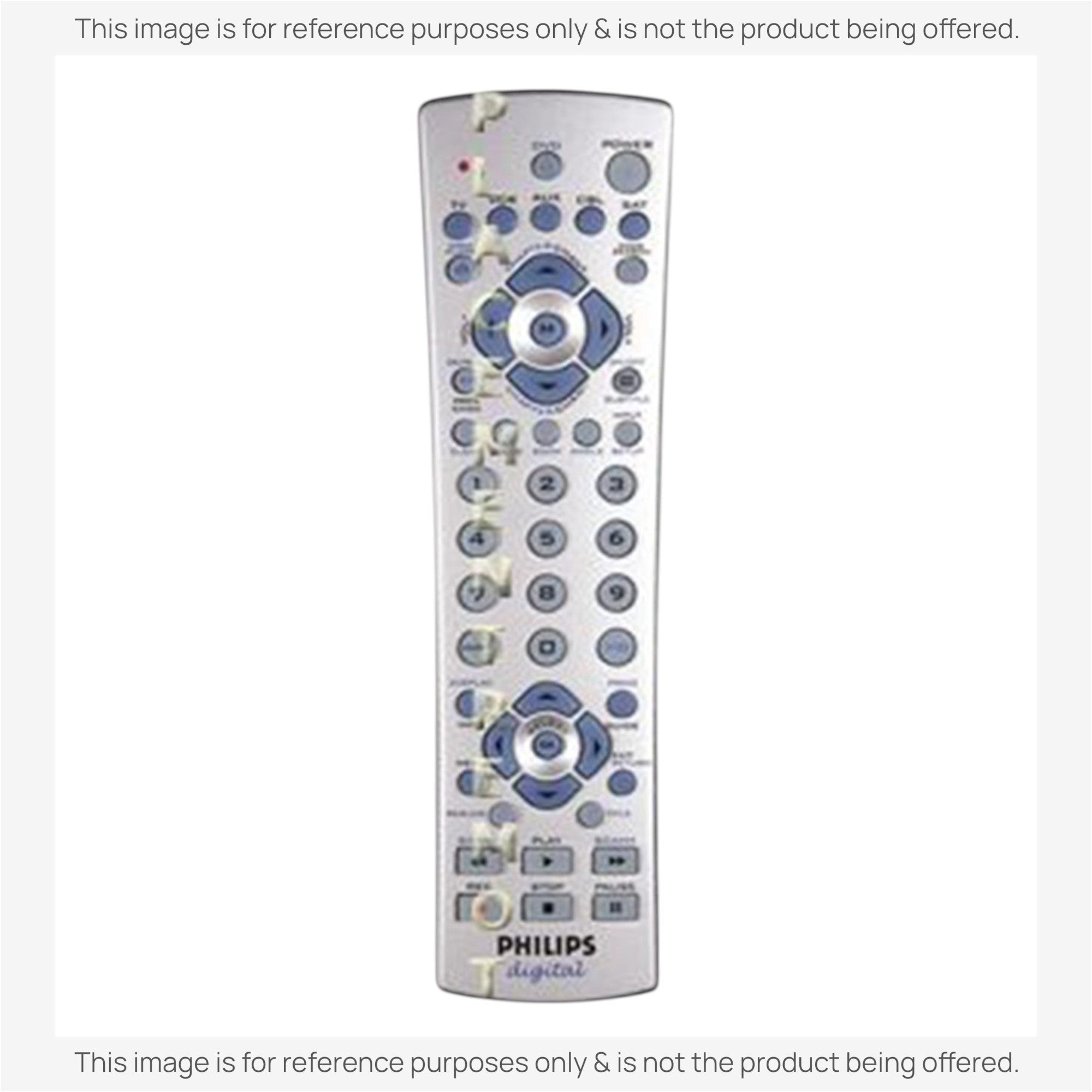 Anderic Substitute for Philips PMDVD6 Advanced Universal Remote Control [RRU401]