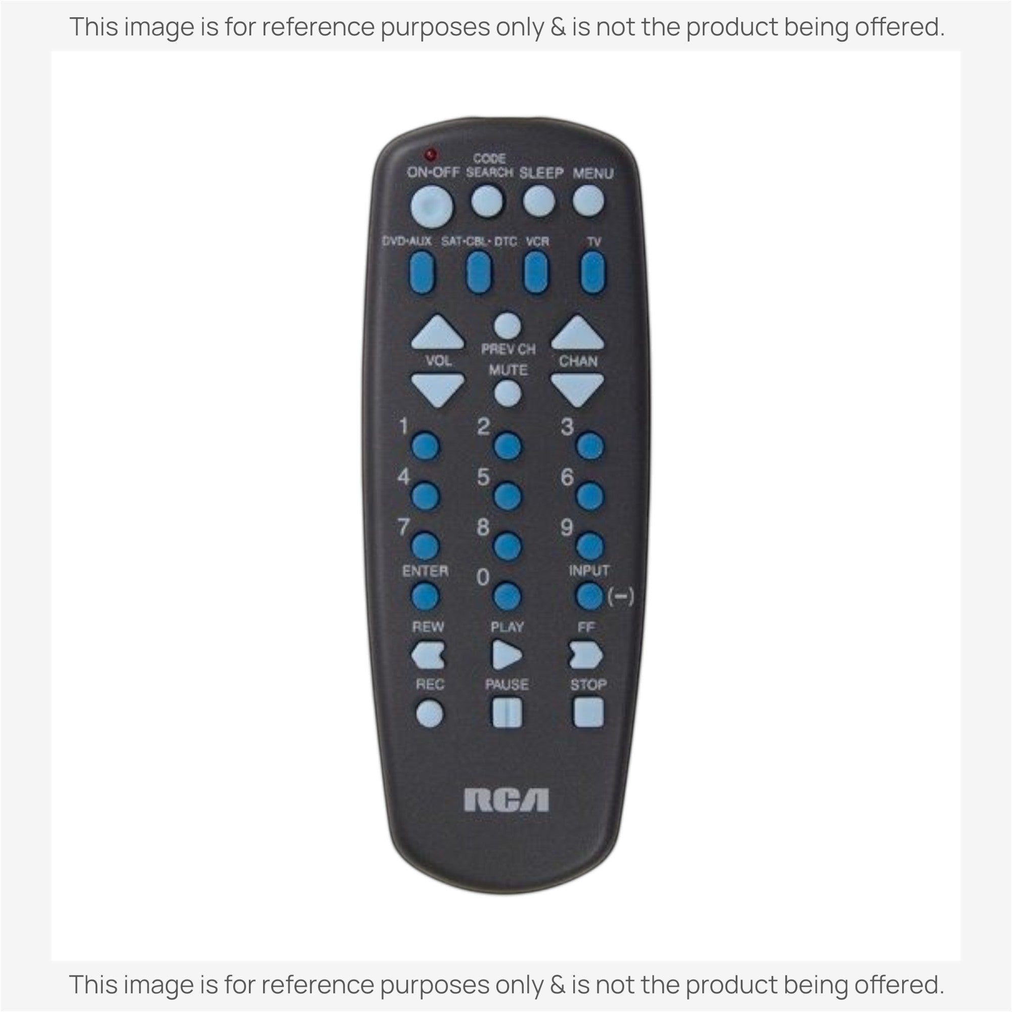 Anderic Substitute for RCA RCU404R 4-Device Universal Remote Control [RRU401]